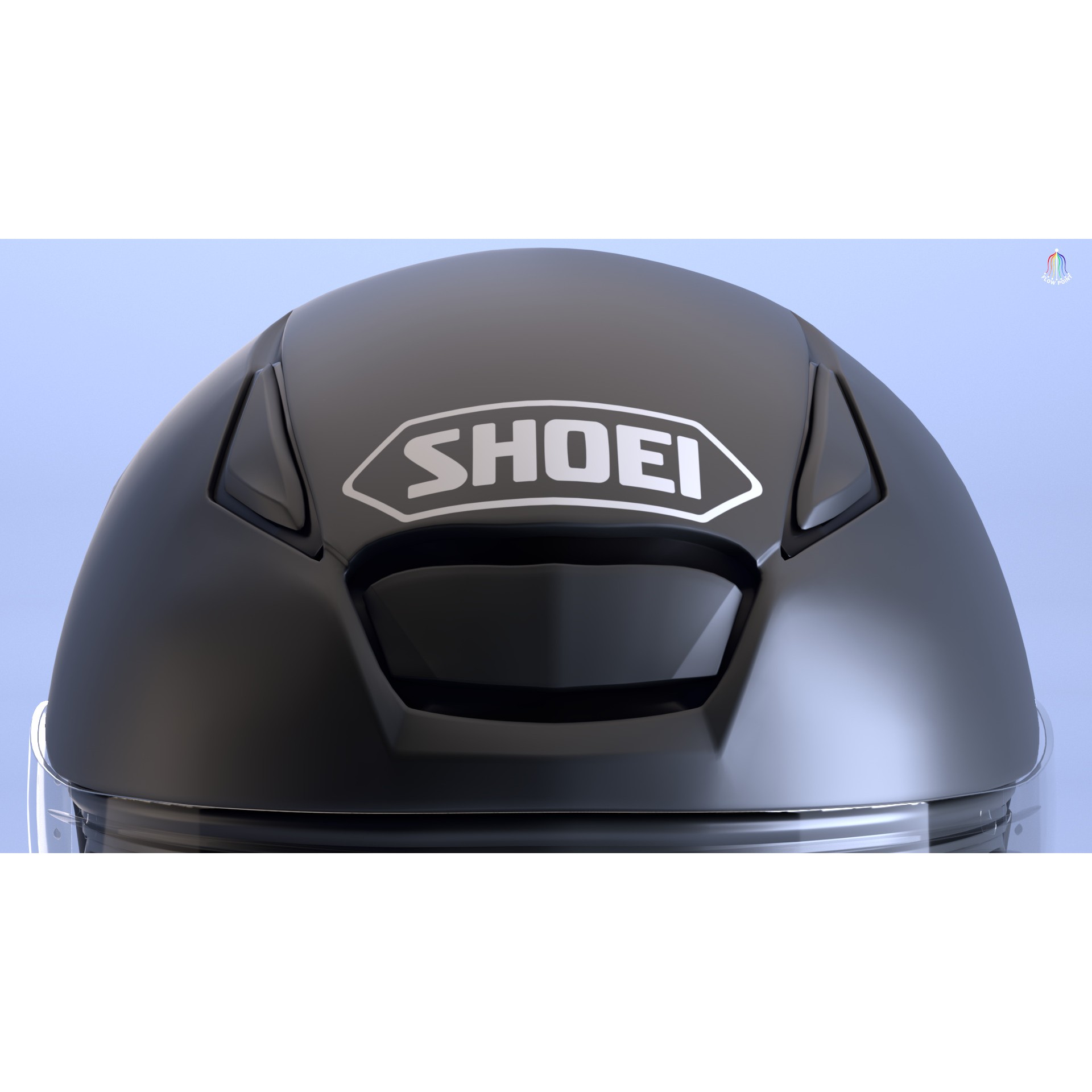 Shoei NXR2 Helmet - High-Detail Game-Ready 3D Model - View 21