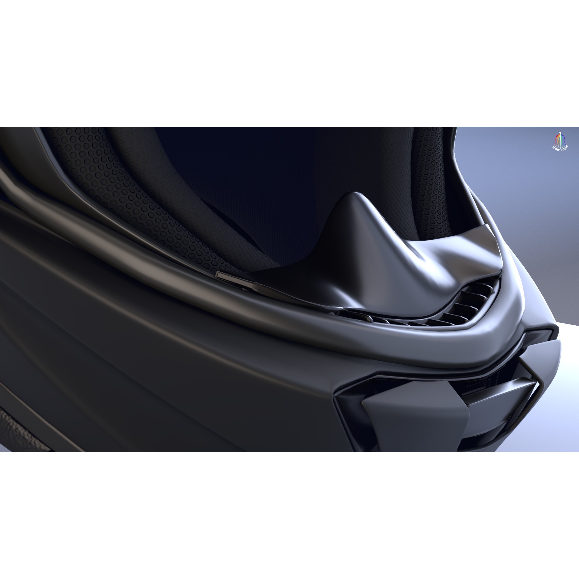 Shoei NXR2 Helmet - High-Detail Game-Ready 3D Model - View 23