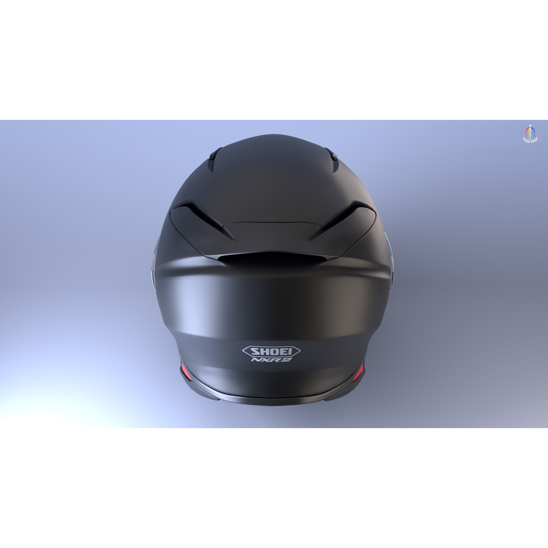 Shoei NXR2 Helmet - High-Detail Game-Ready 3D Model - View 29
