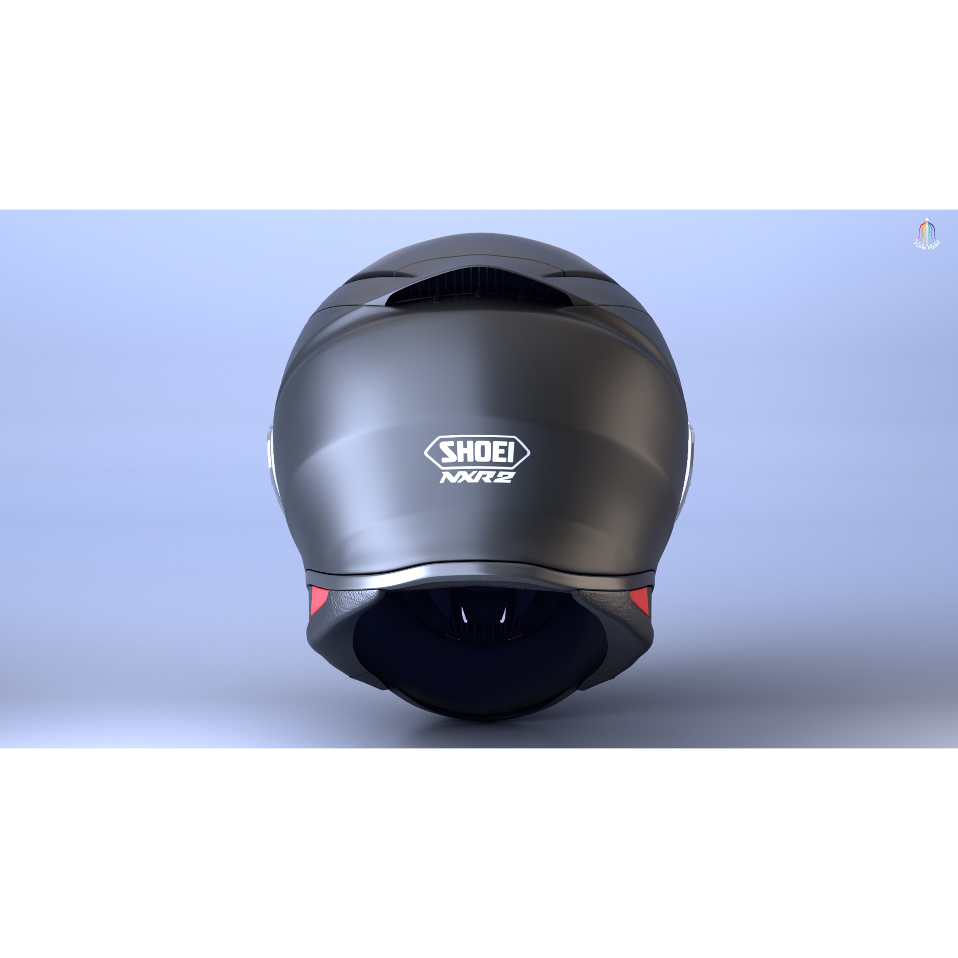 Shoei NXR2 Helmet - High-Detail Game-Ready 3D Model - View 5