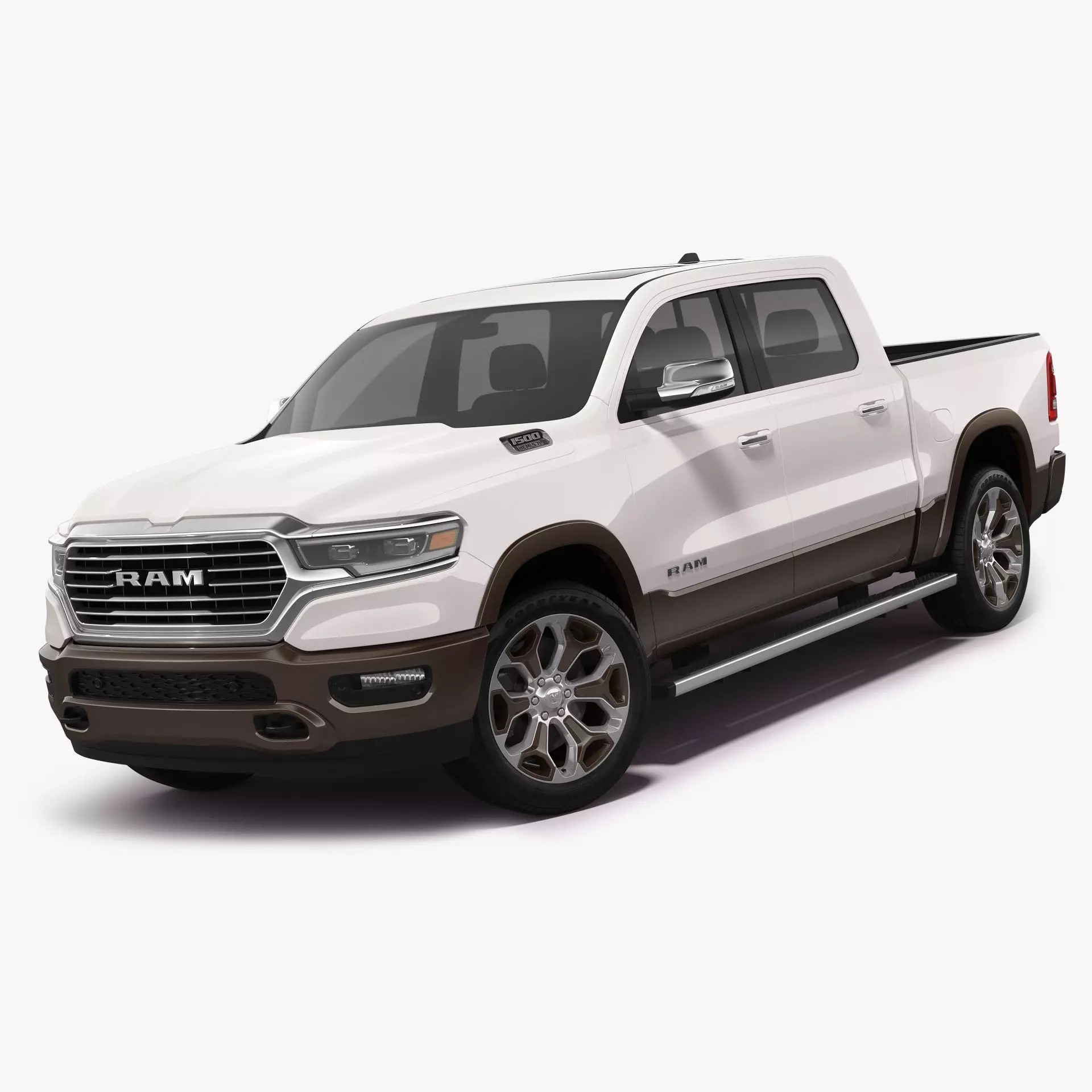 2023 Ram 1500 Limited Longhorn - Game-Ready 3D Model - View 2