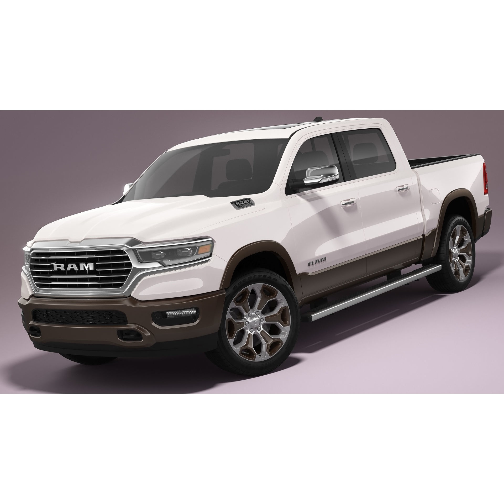 2023 Ram 1500 Limited Longhorn - Game-Ready 3D Model - View 3