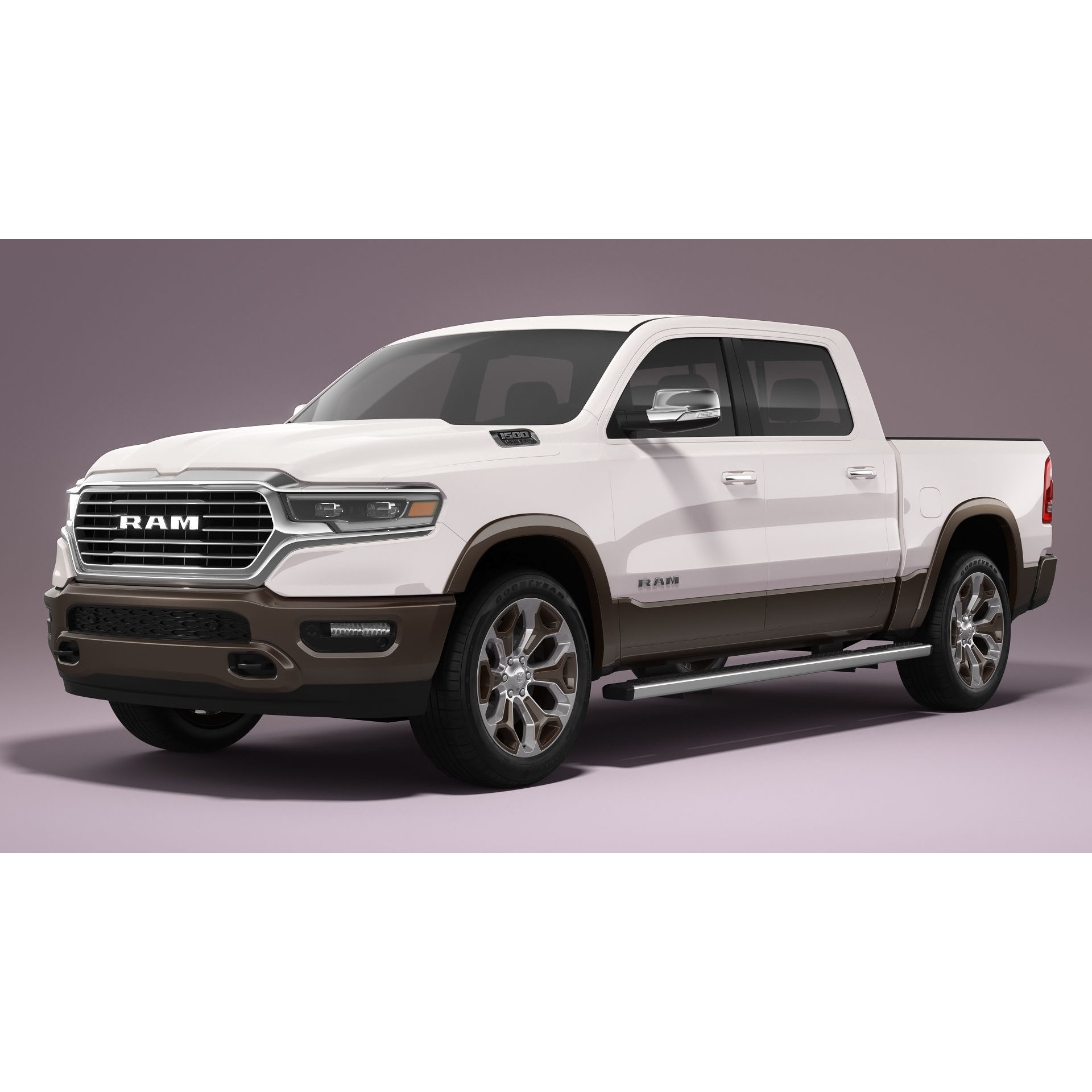 2023 Ram 1500 Limited Longhorn - Game-Ready 3D Model - View 4