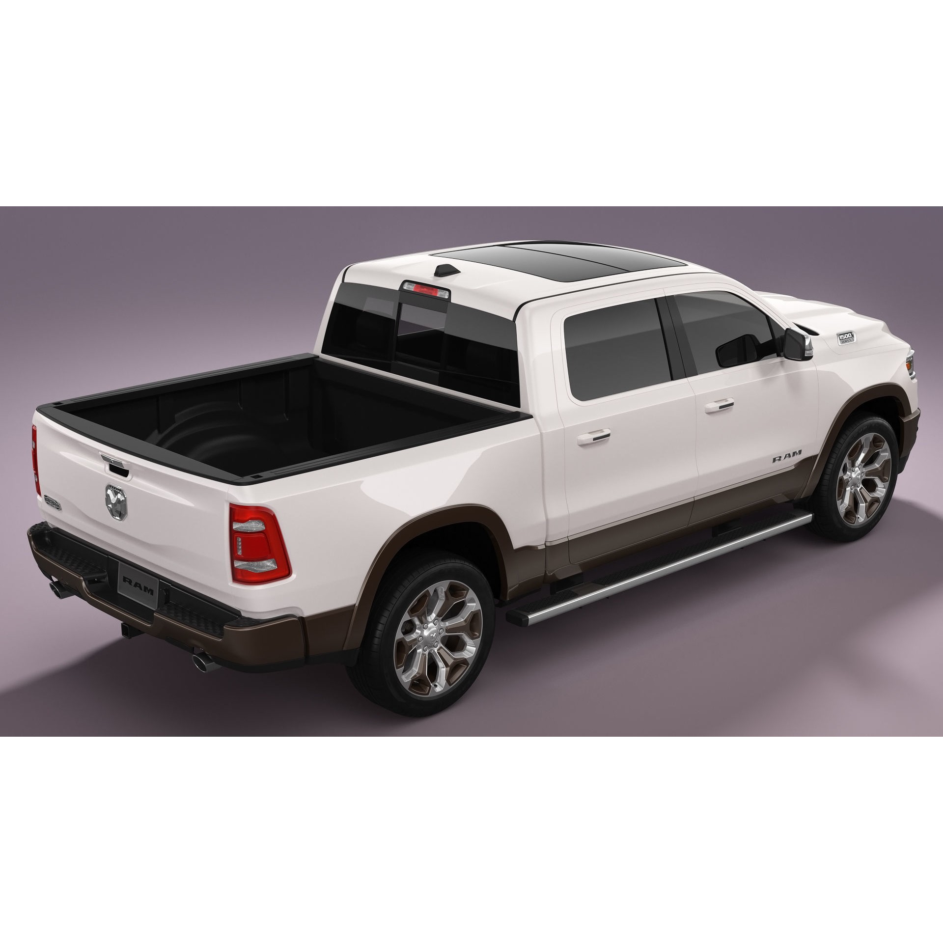 2023 Ram 1500 Limited Longhorn - Game-Ready 3D Model - View 6