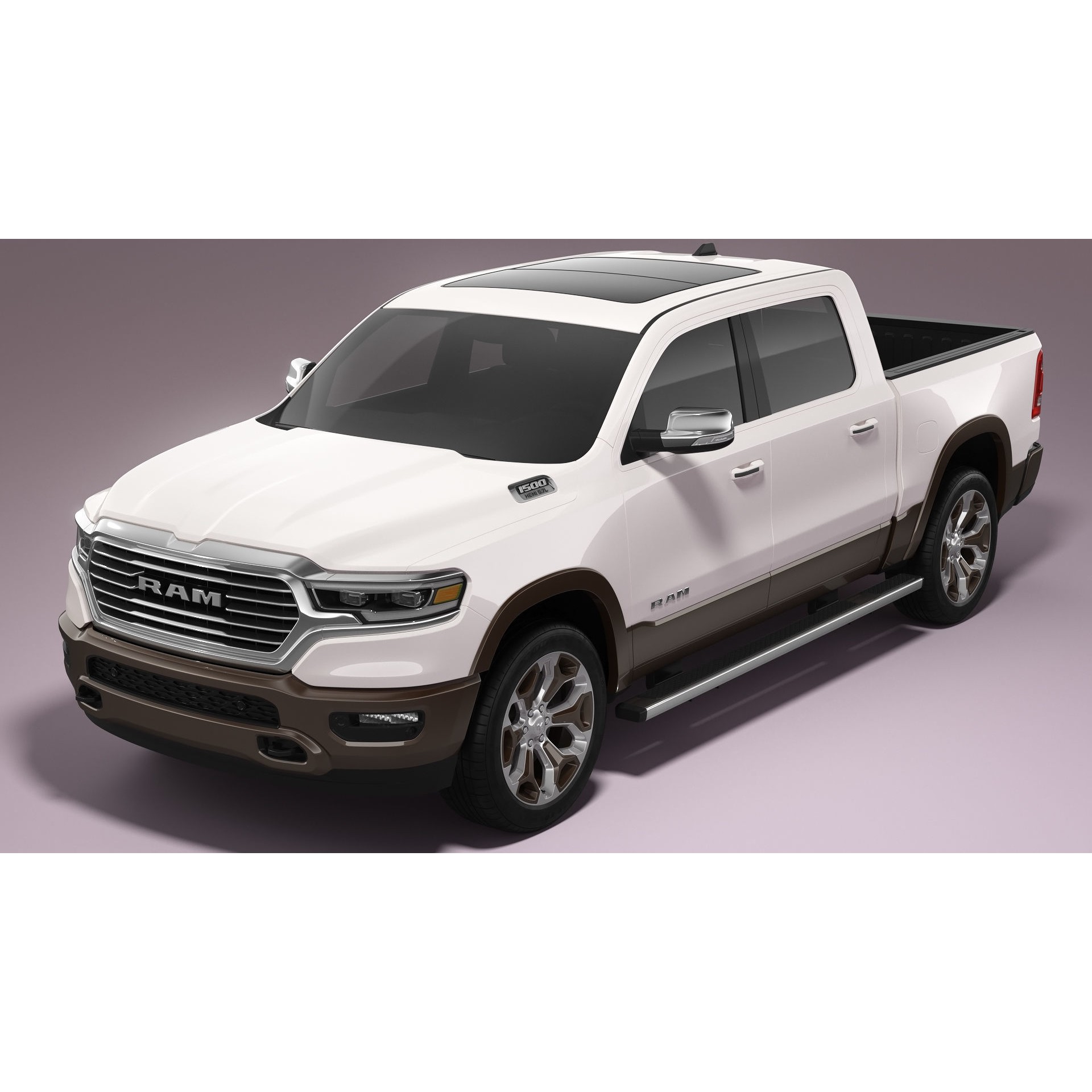 2023 Ram 1500 Limited Longhorn - Game-Ready 3D Model - View 9