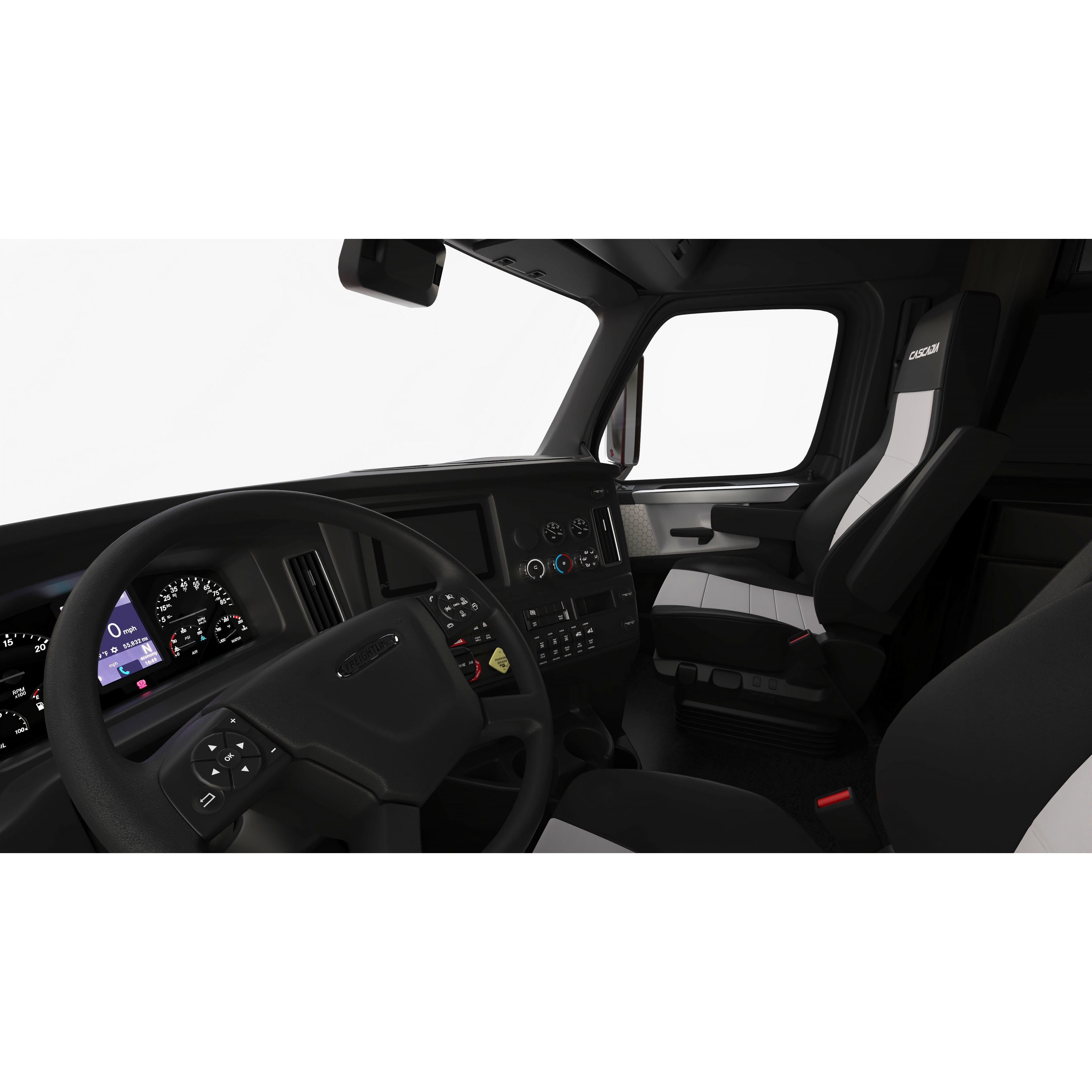 Freightliner Cascadia 2017 - Present HQ Interior 3D Model - View 16