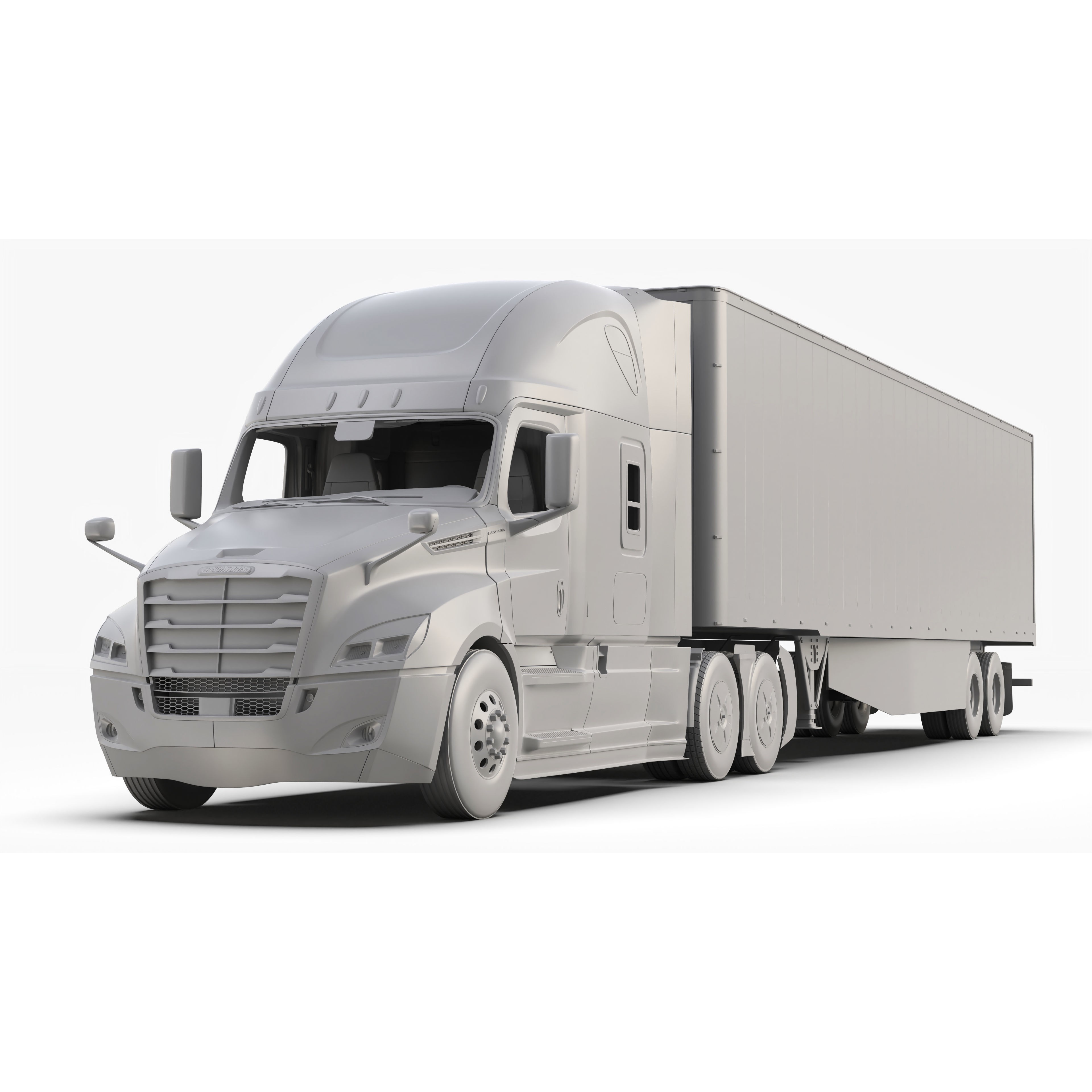 Freightliner Cascadia 2017 - Present HQ Interior 3D Model - View 19