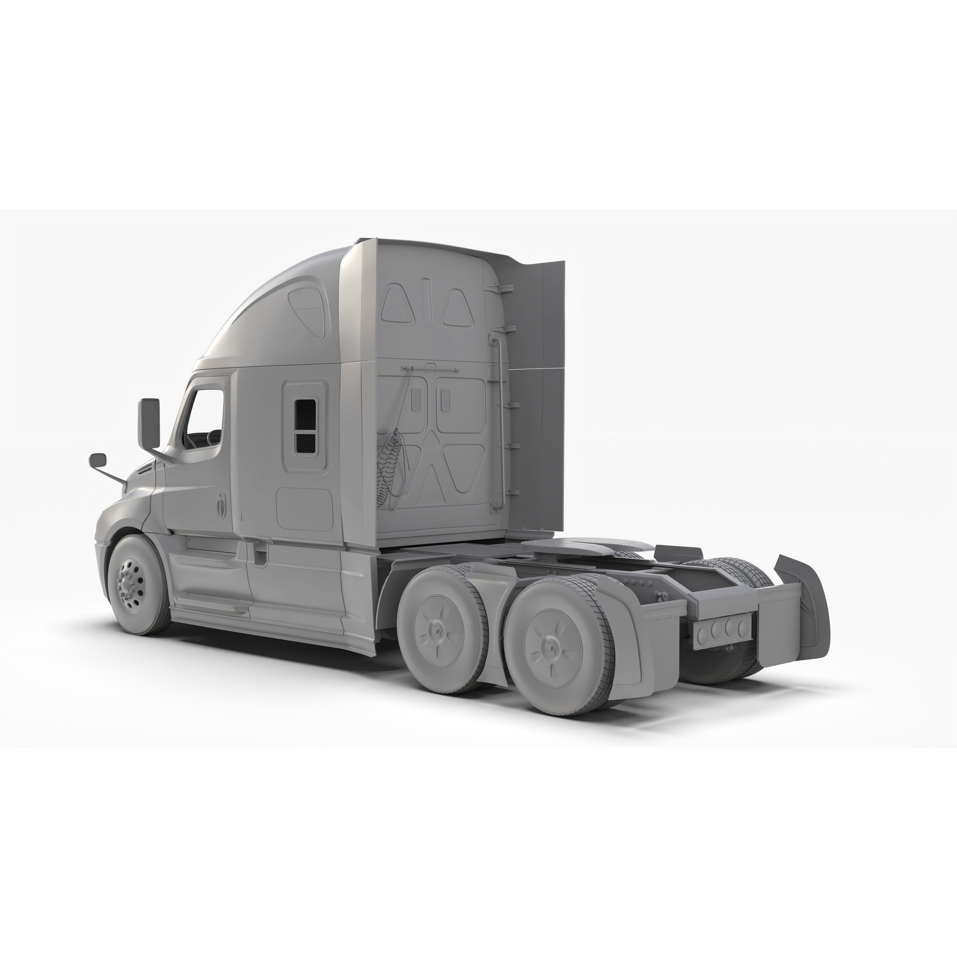 Freightliner Cascadia 2017 - Present HQ Interior 3D Model - View 21