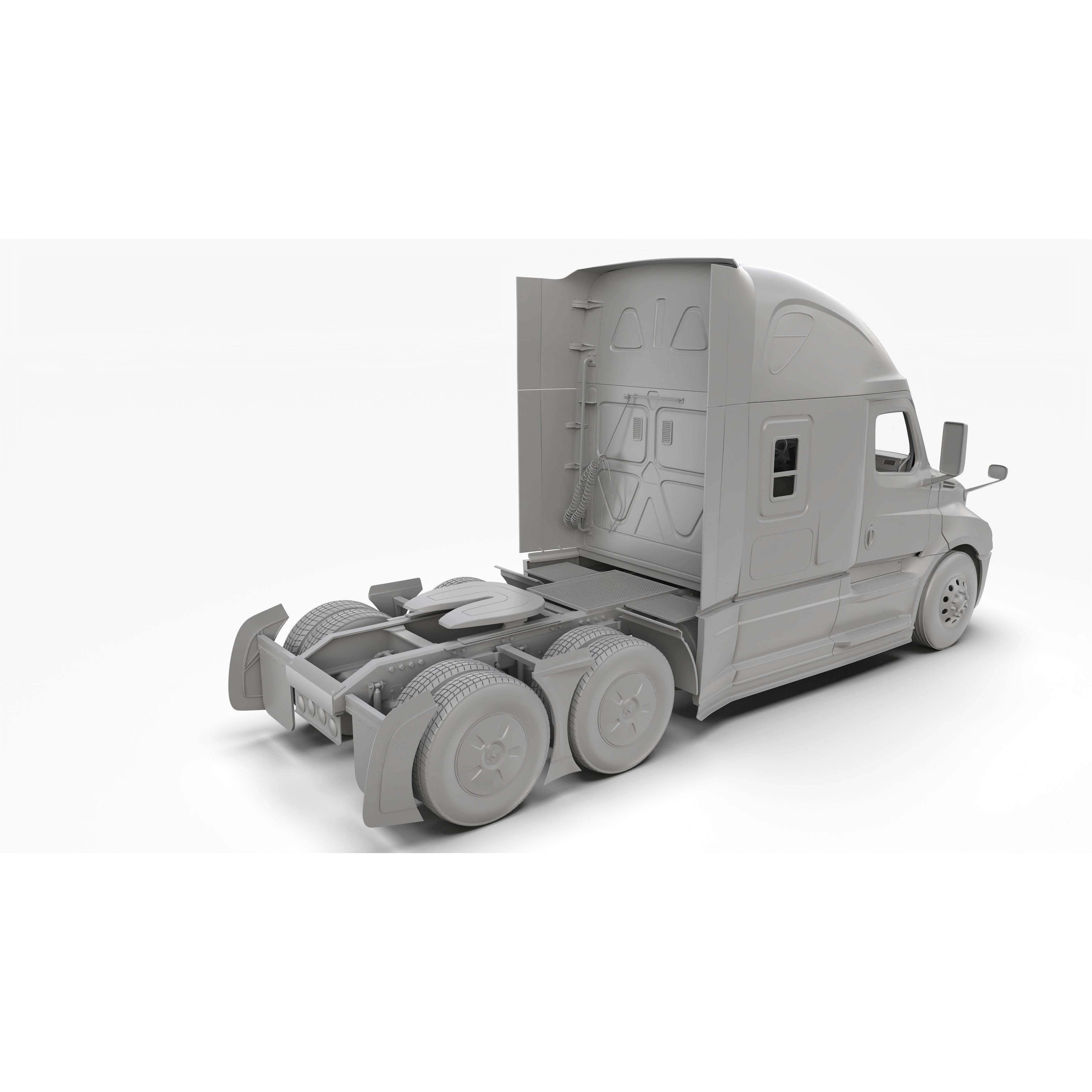 Freightliner Cascadia 2017 - Present HQ Interior 3D Model - View 22