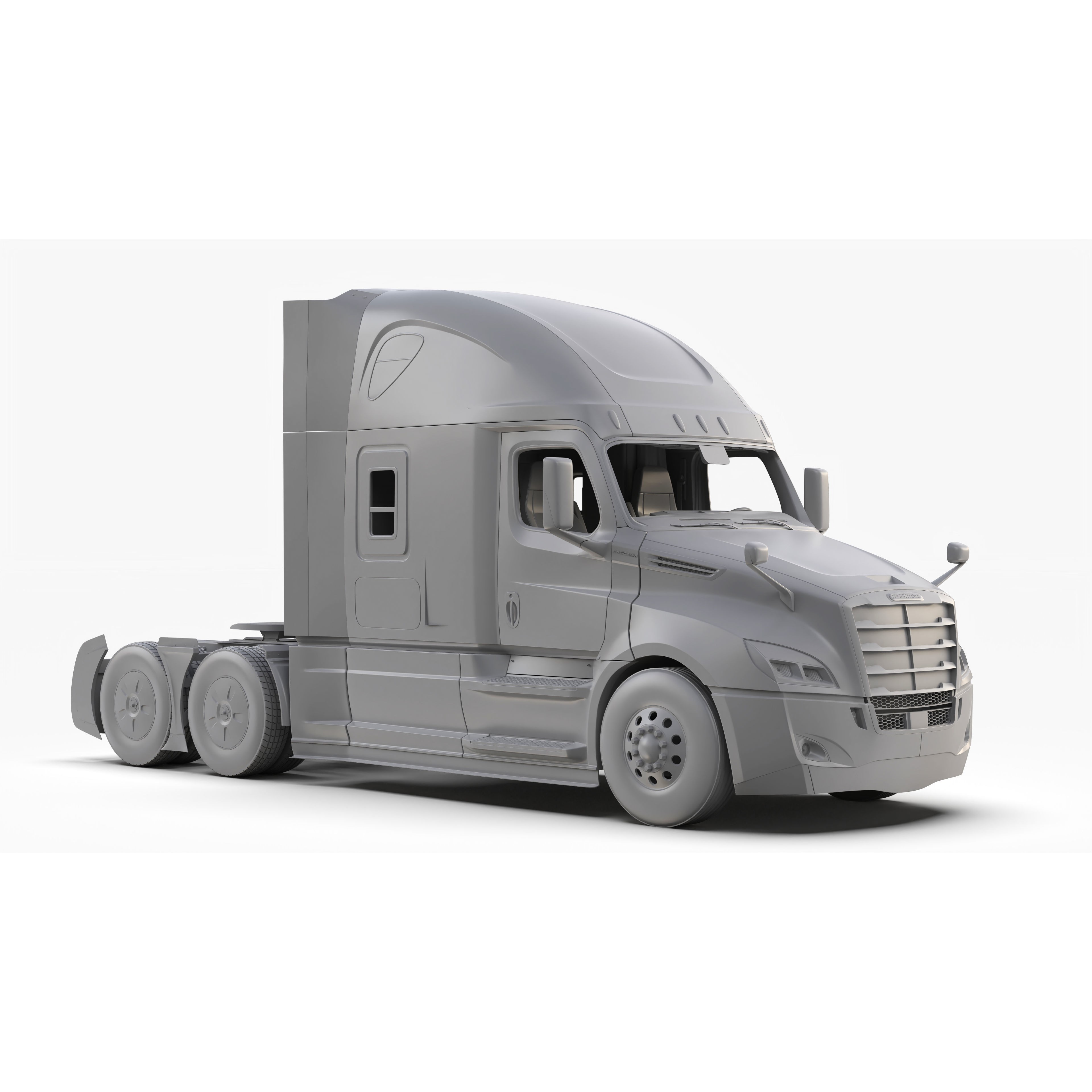 Freightliner Cascadia 2017 - Present HQ Interior 3D Model - View 23