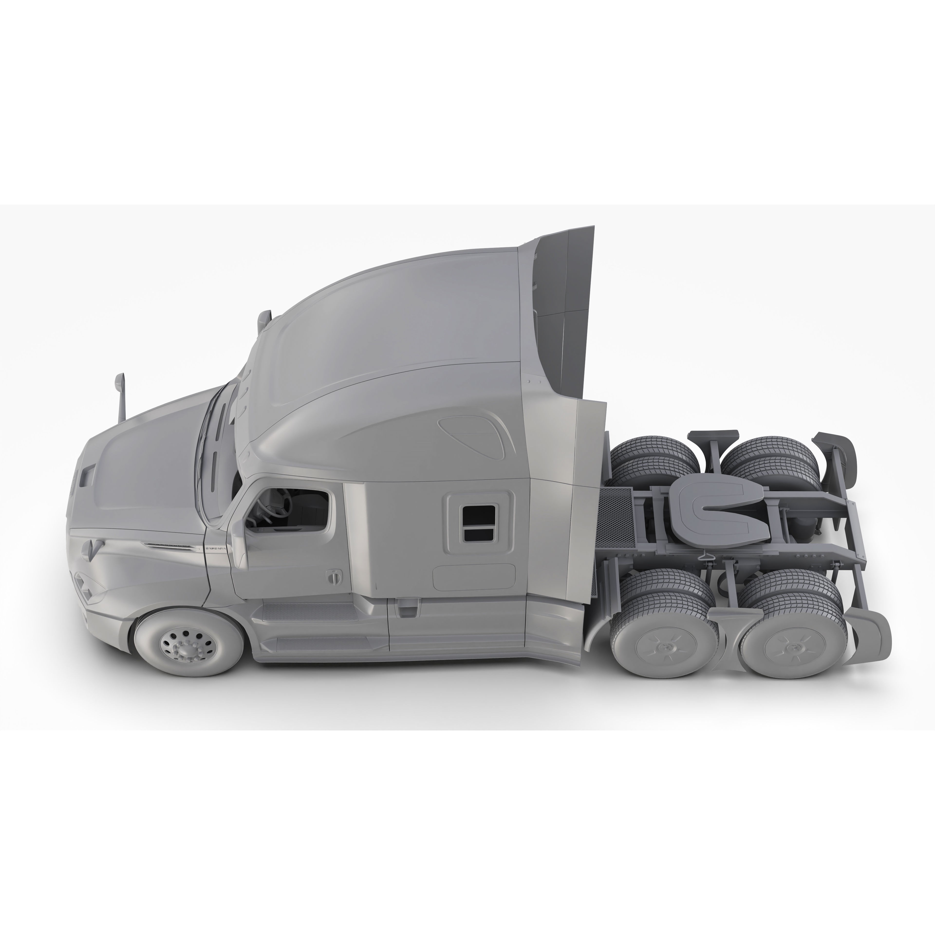 Freightliner Cascadia 2017 - Present HQ Interior 3D Model - View 26