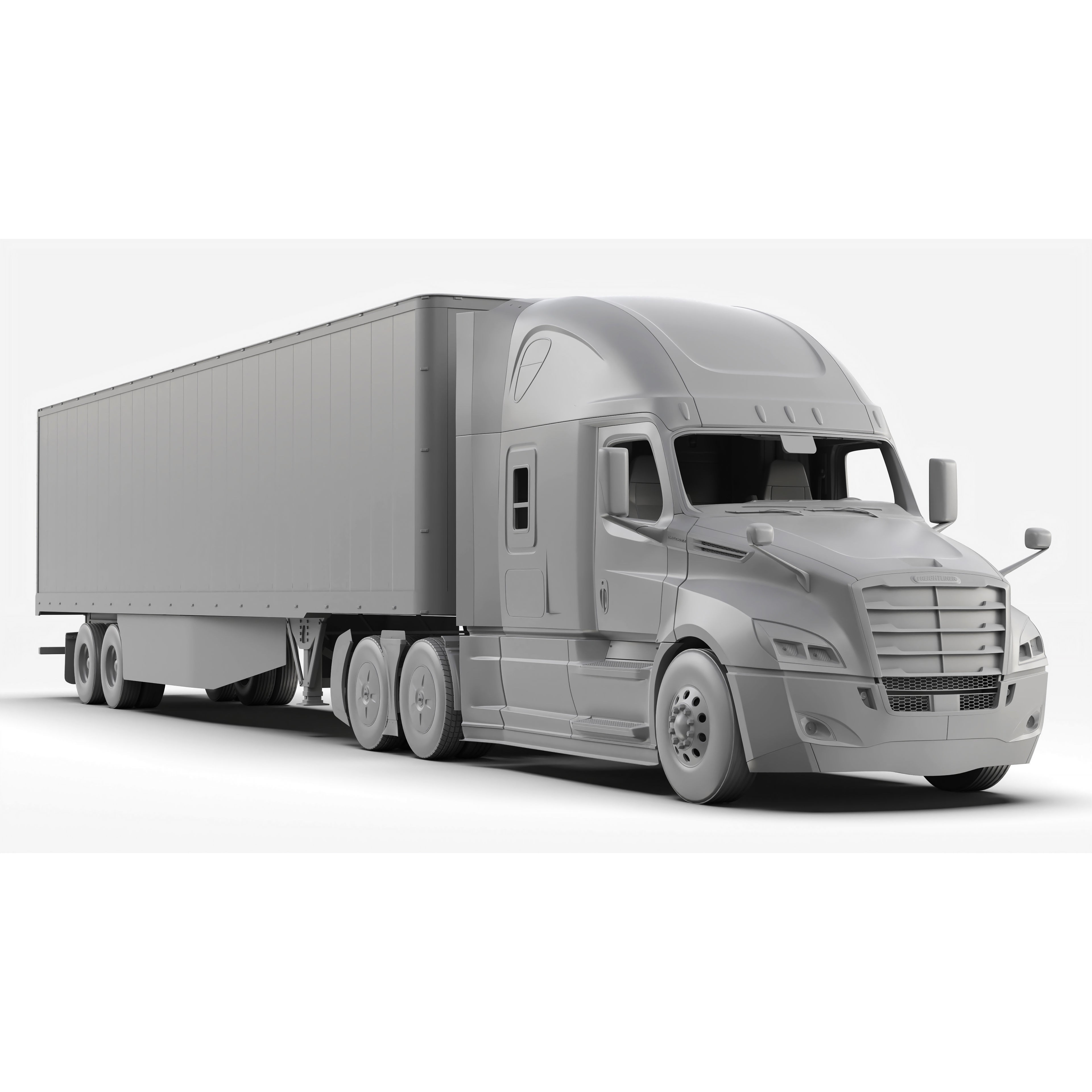 Freightliner Cascadia 2017 - Present HQ Interior 3D Model - View 27