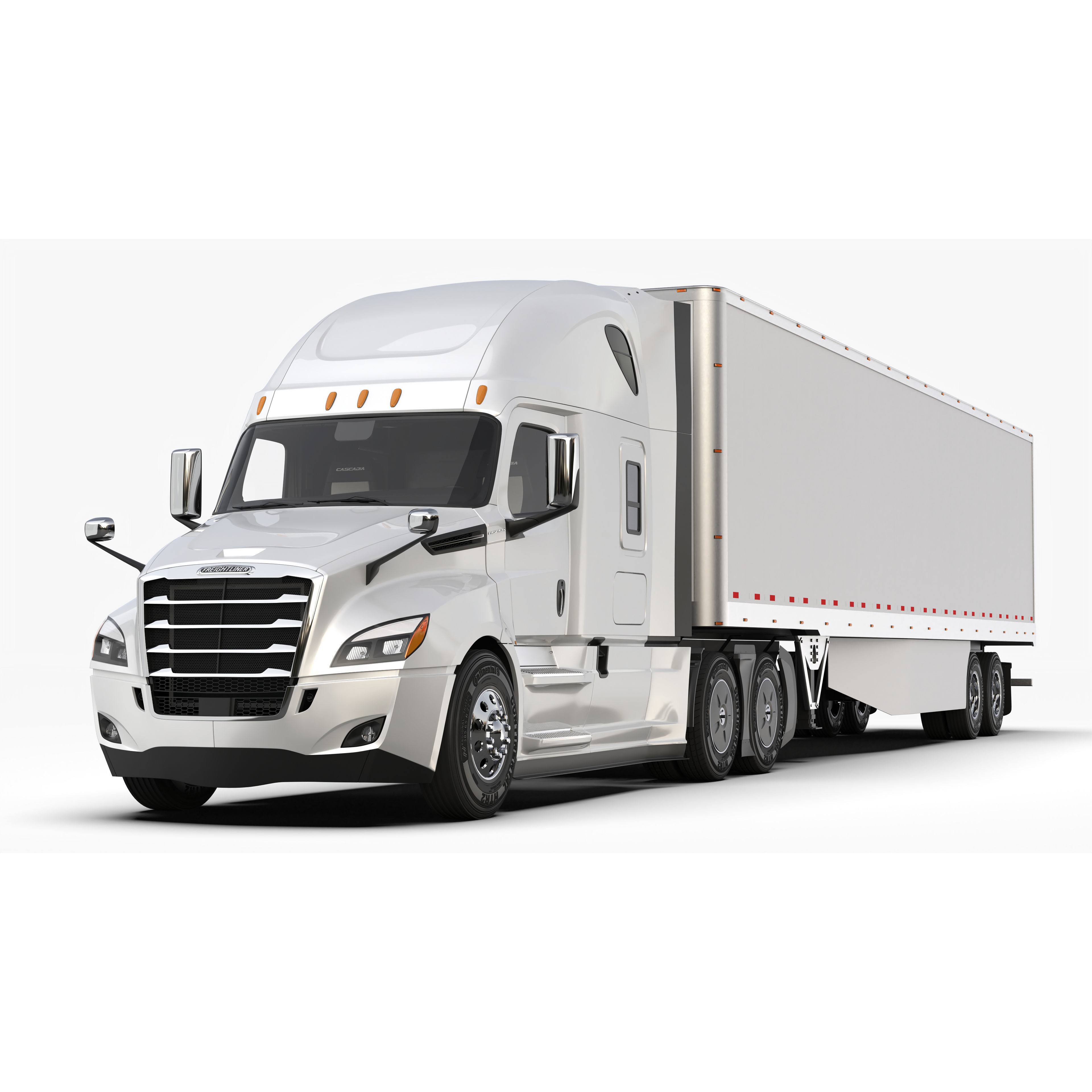 Freightliner Cascadia 2017 - Present HQ Interior 3D Model - View 3