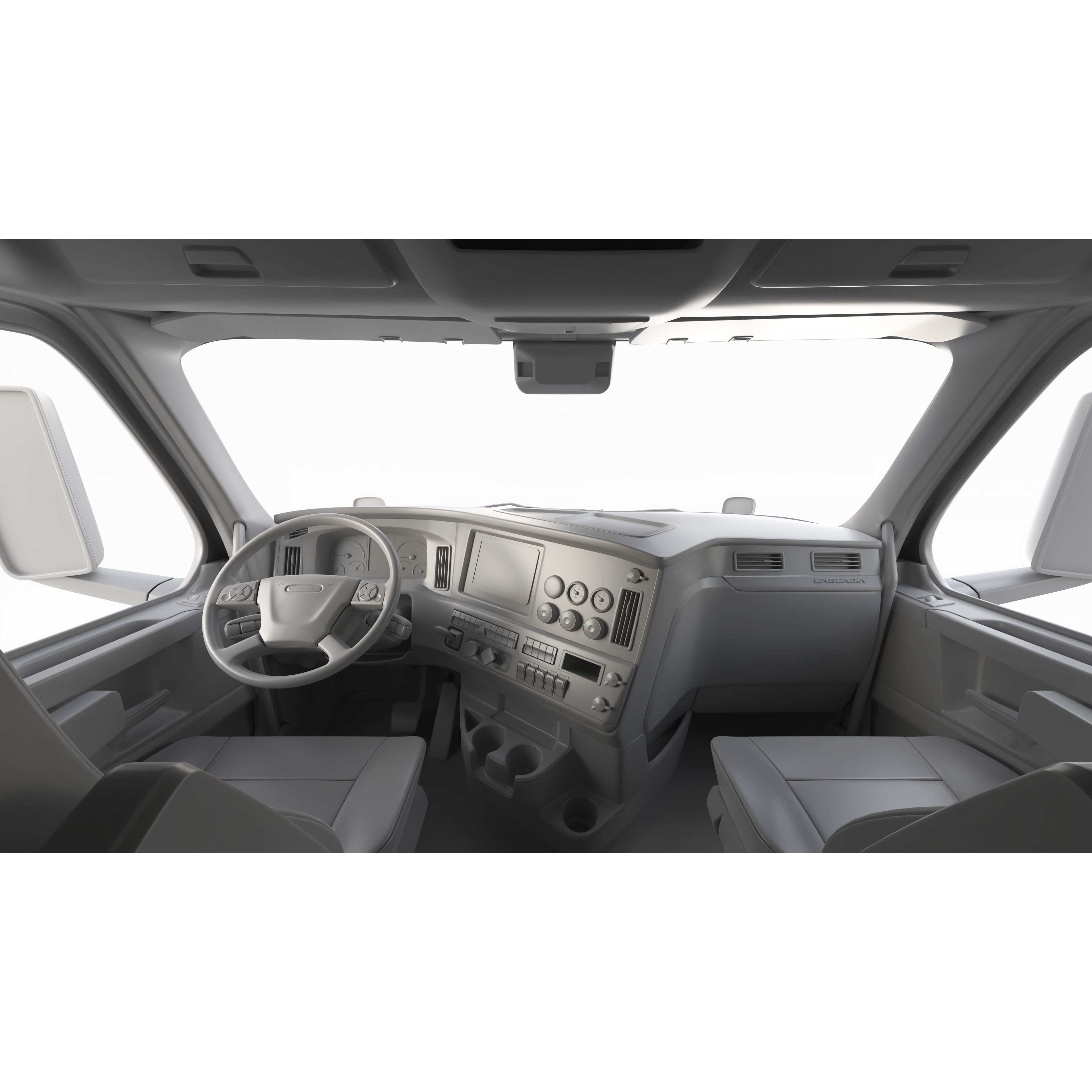 Freightliner Cascadia 2017 - Present HQ Interior 3D Model - View 30