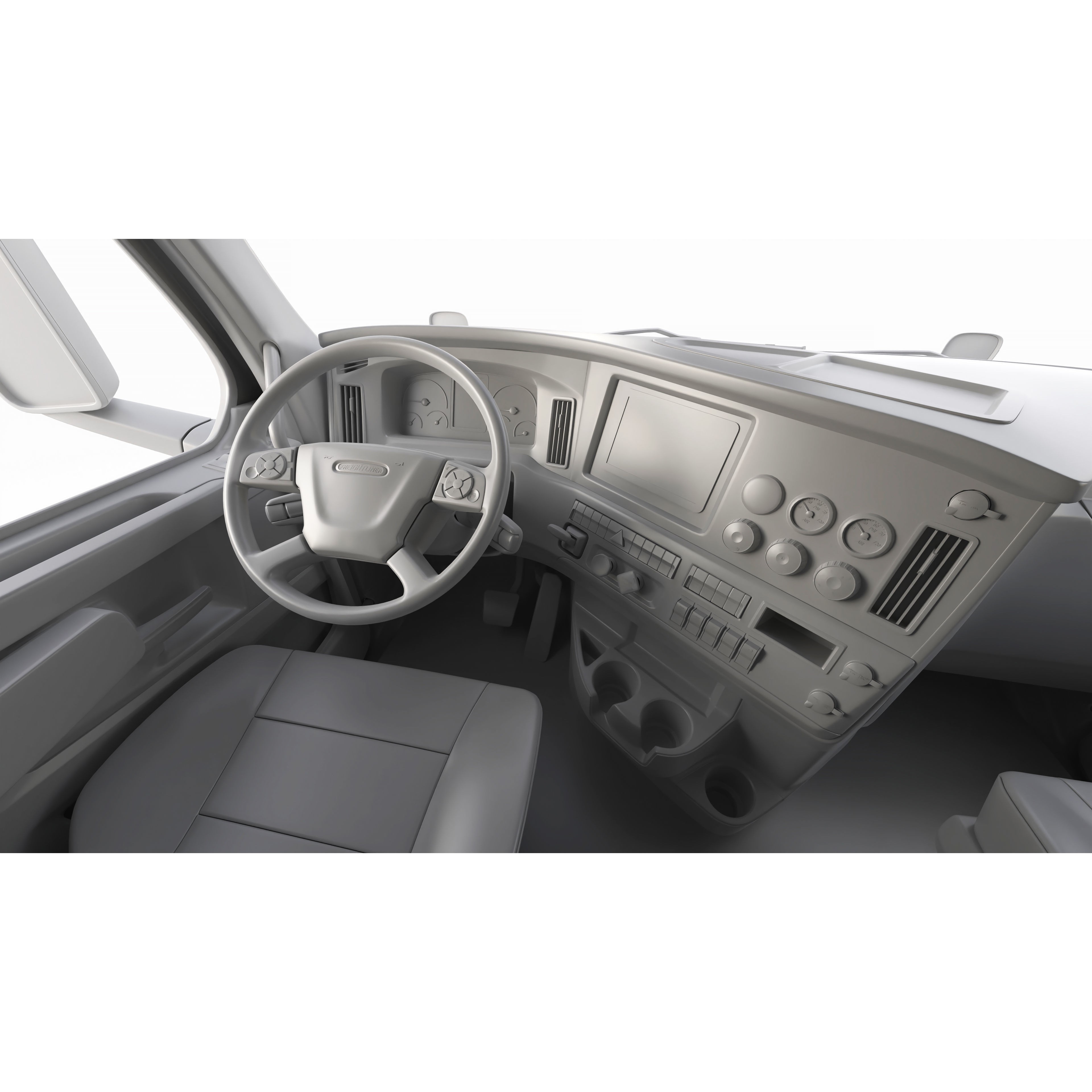 Freightliner Cascadia 2017 - Present HQ Interior 3D Model - View 31