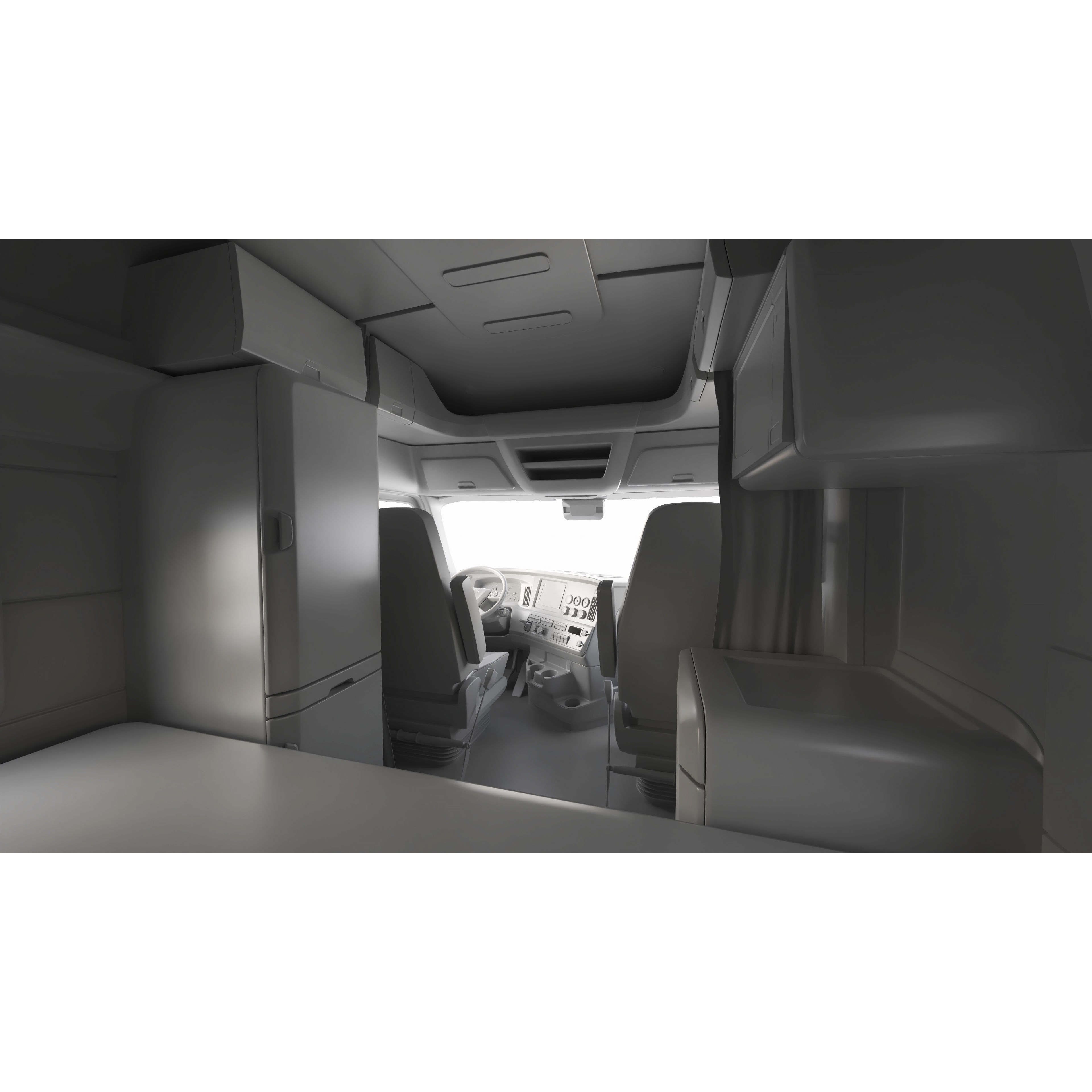 Freightliner Cascadia 2017 - Present HQ Interior 3D Model - View 32