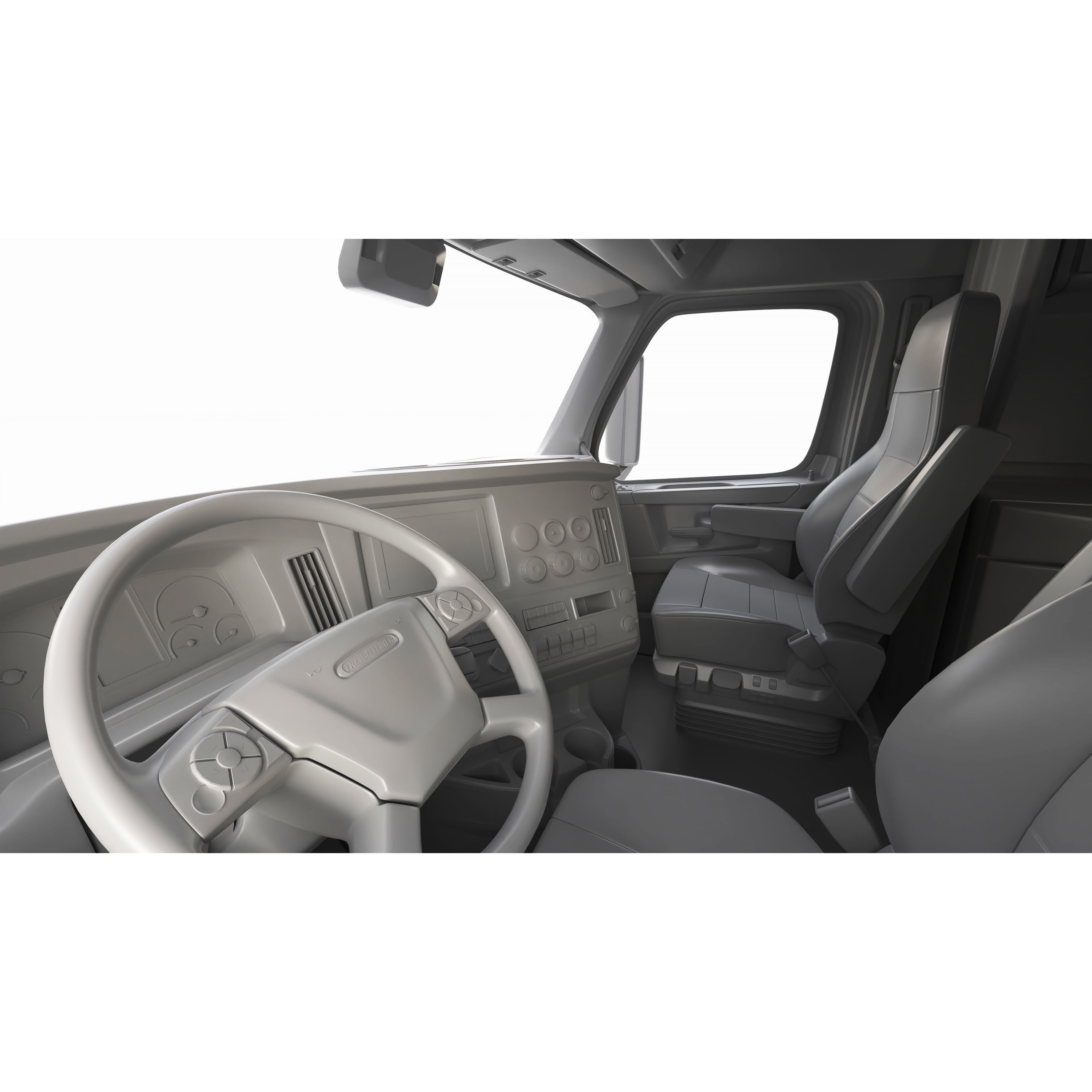 Freightliner Cascadia 2017 - Present HQ Interior 3D Model - View 33
