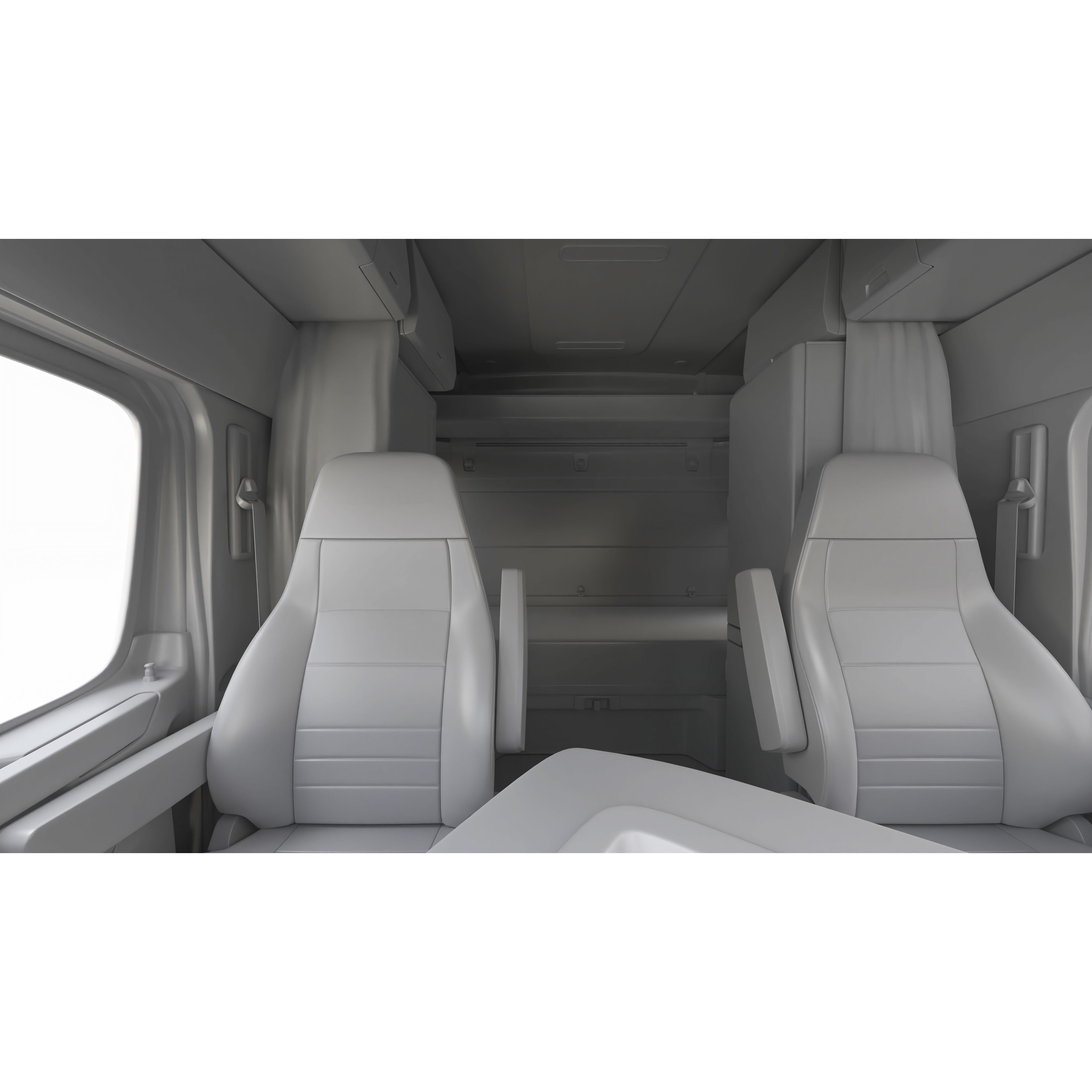 Freightliner Cascadia 2017 - Present HQ Interior 3D Model - View 34