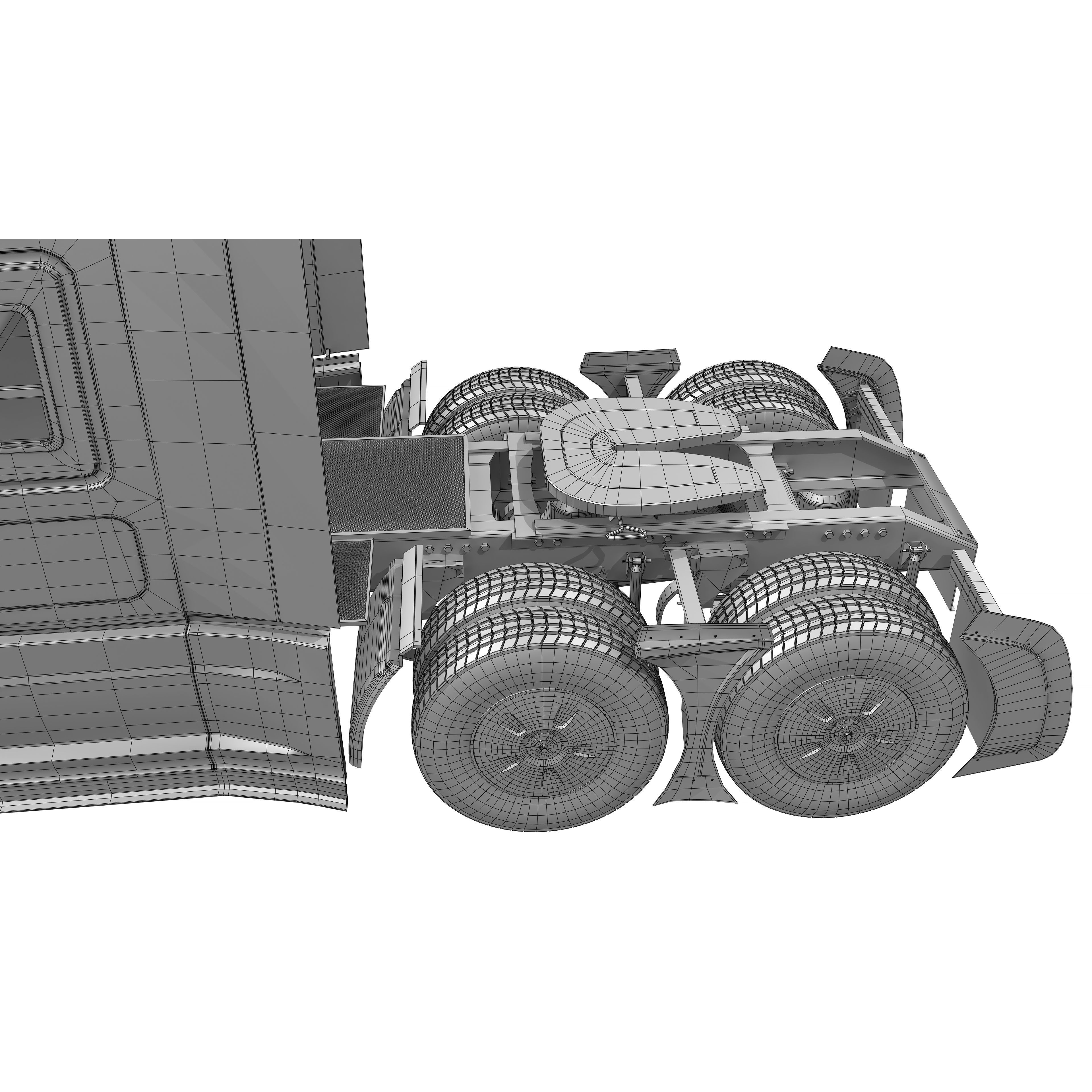 Freightliner Cascadia 2017 - Present HQ Interior 3D Model - View 39