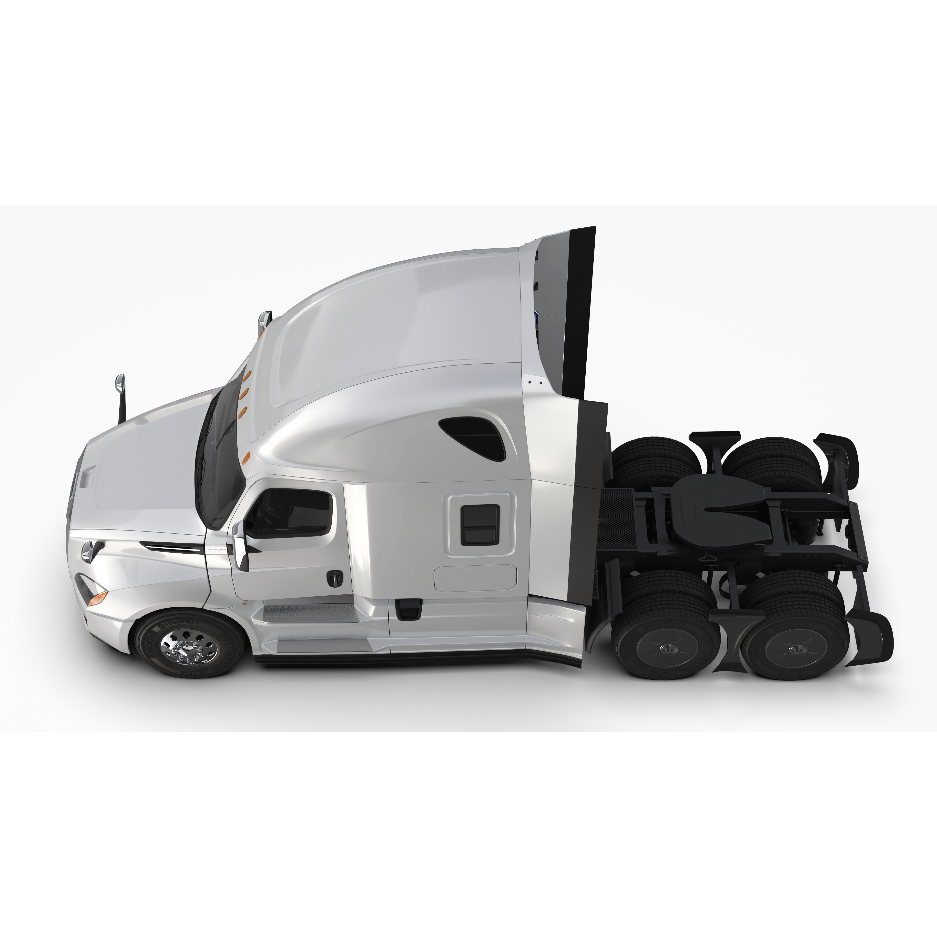 Freightliner Cascadia 2017 - Present HQ Interior 3D Model - View 9