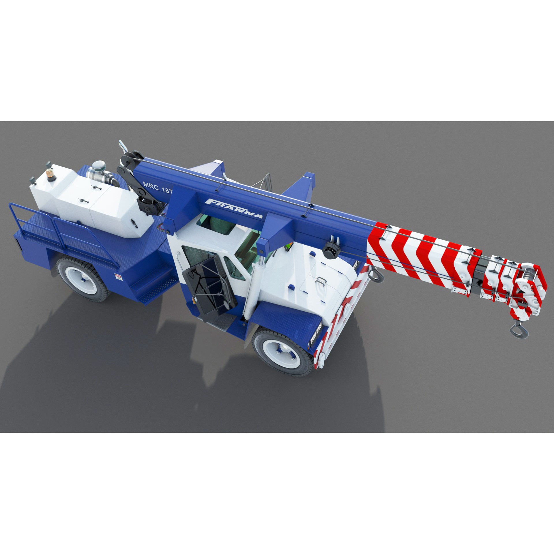 Franna 18t Crane - Detailed 3D Model - View 11