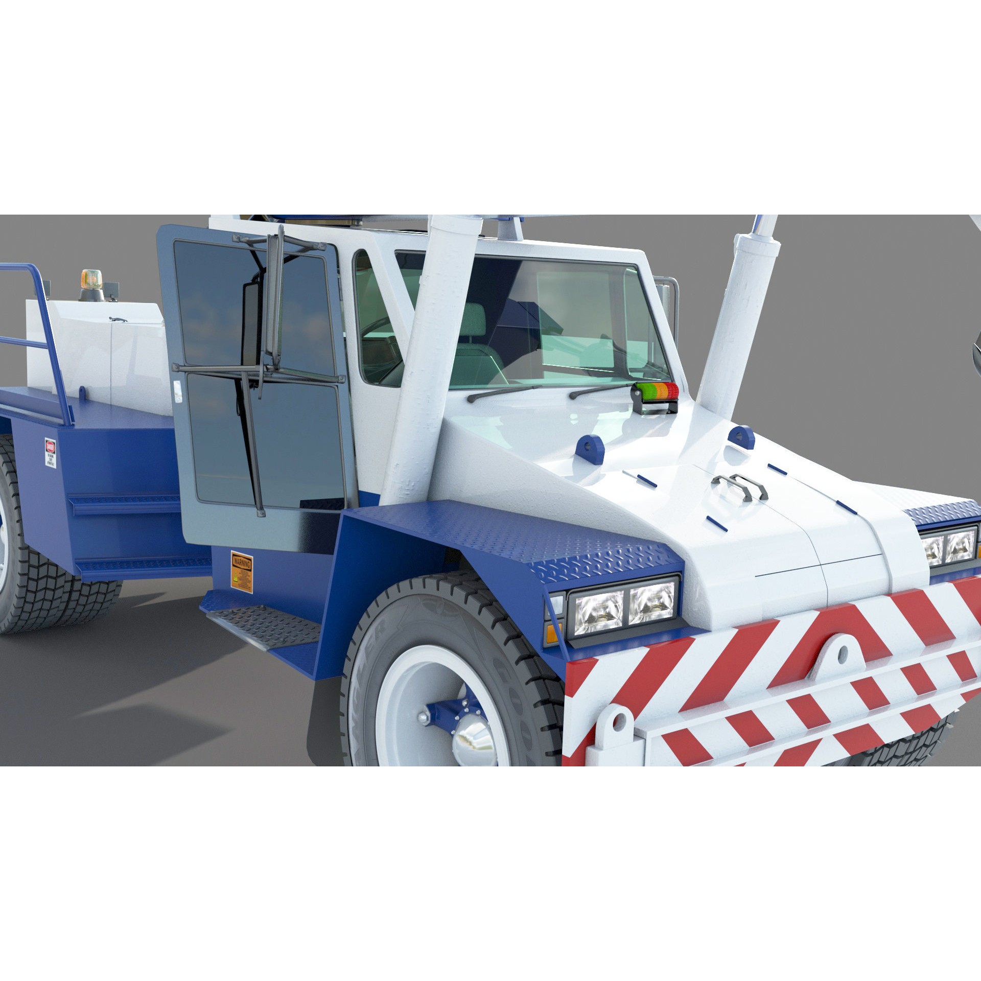 Franna 18t Crane - Detailed 3D Model - View 12