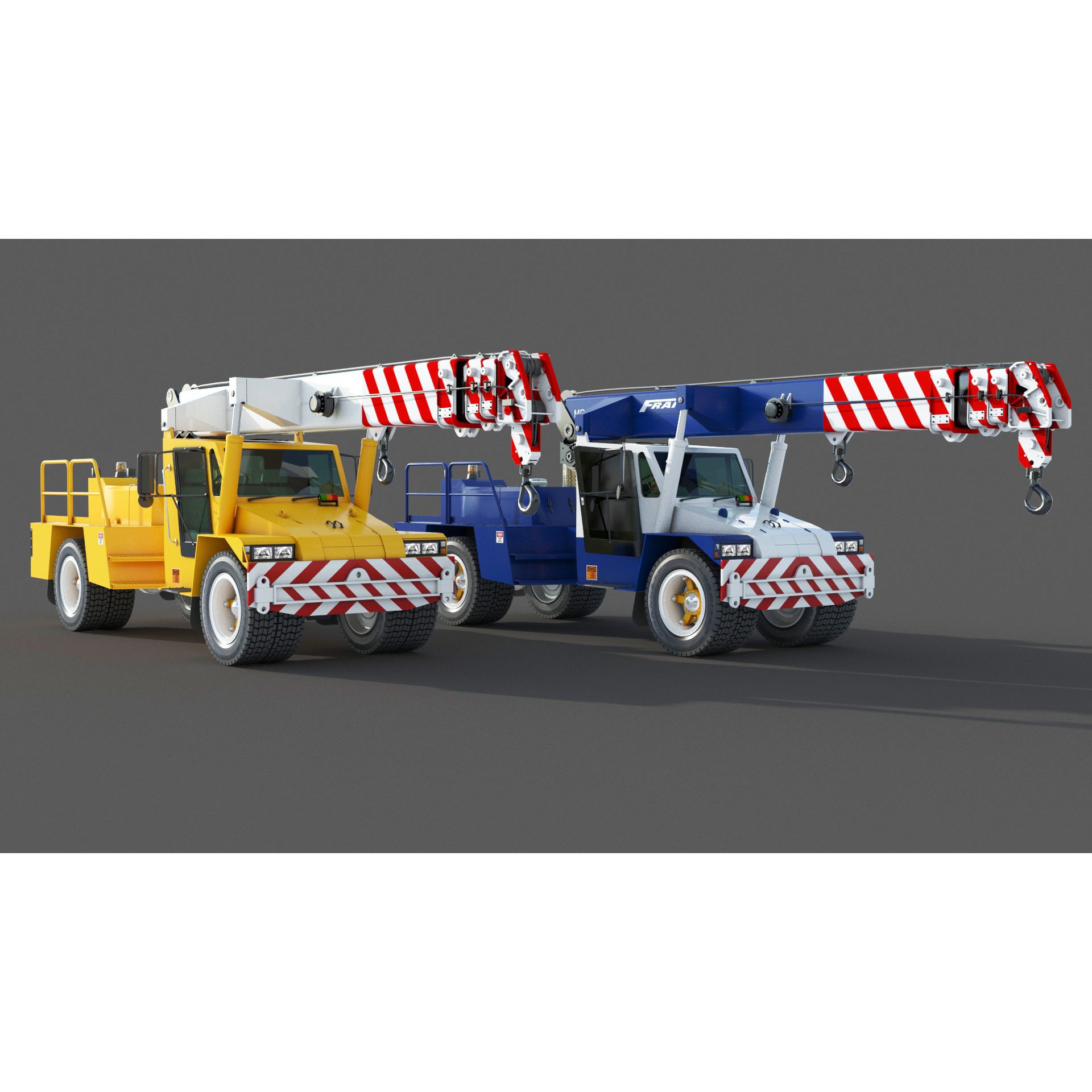 Franna 18t Crane - Detailed 3D Model - View 18