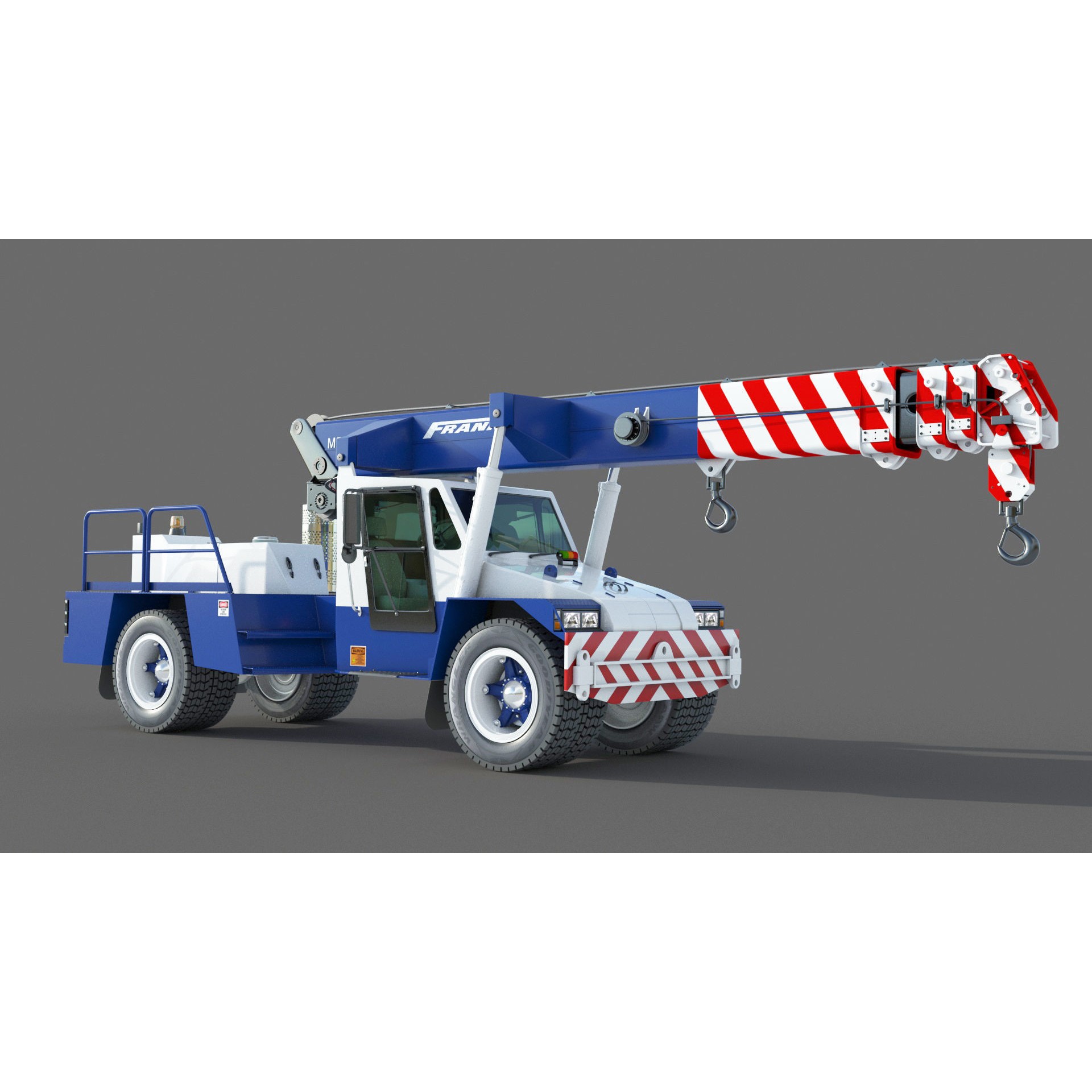 Franna 18t Crane - Detailed 3D Model - View 5