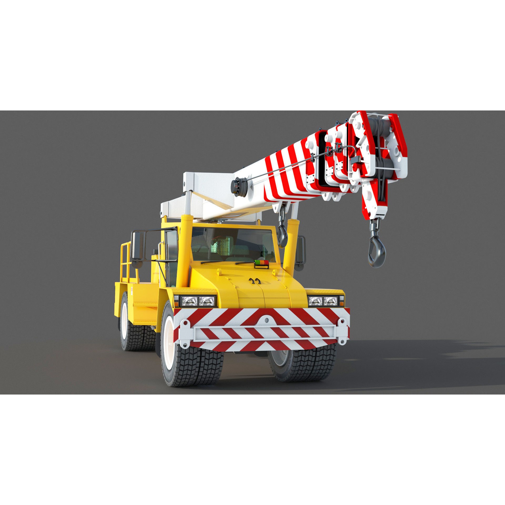 Franna 18t Crane - Detailed 3D Model - View 6