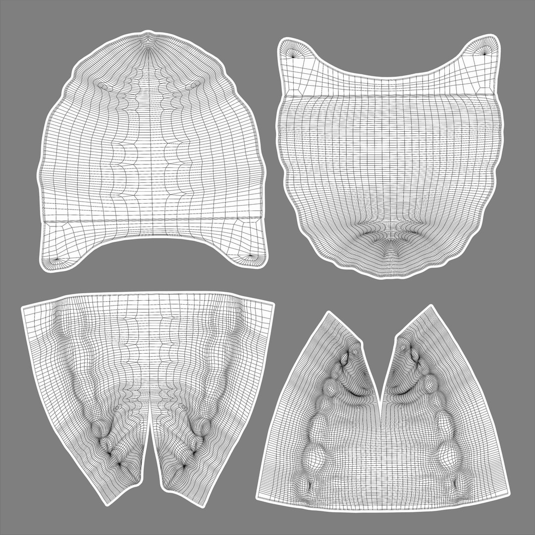 Denture Tooth 3D Model – Anatomical Character Asset, FBX