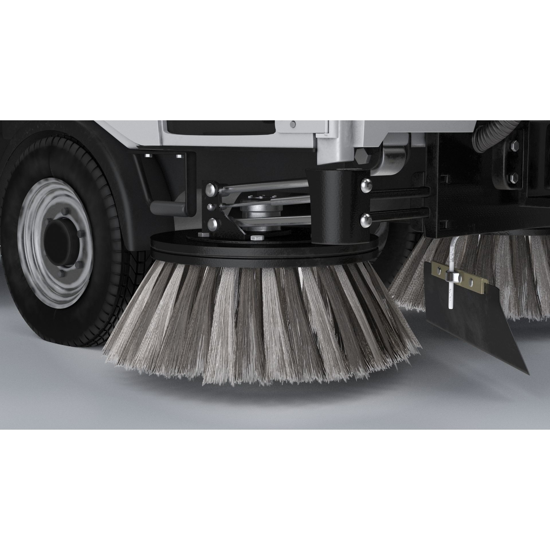 CityCat Sweeper - Low-Poly Game-Ready 3D Model - View 10