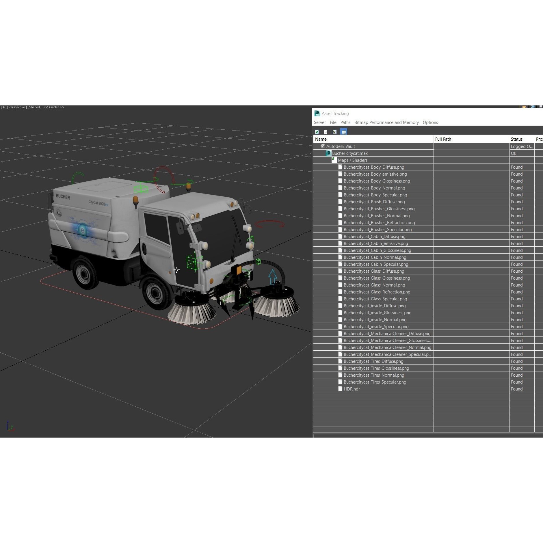 CityCat Sweeper - Low-Poly Game-Ready 3D Model - View 19
