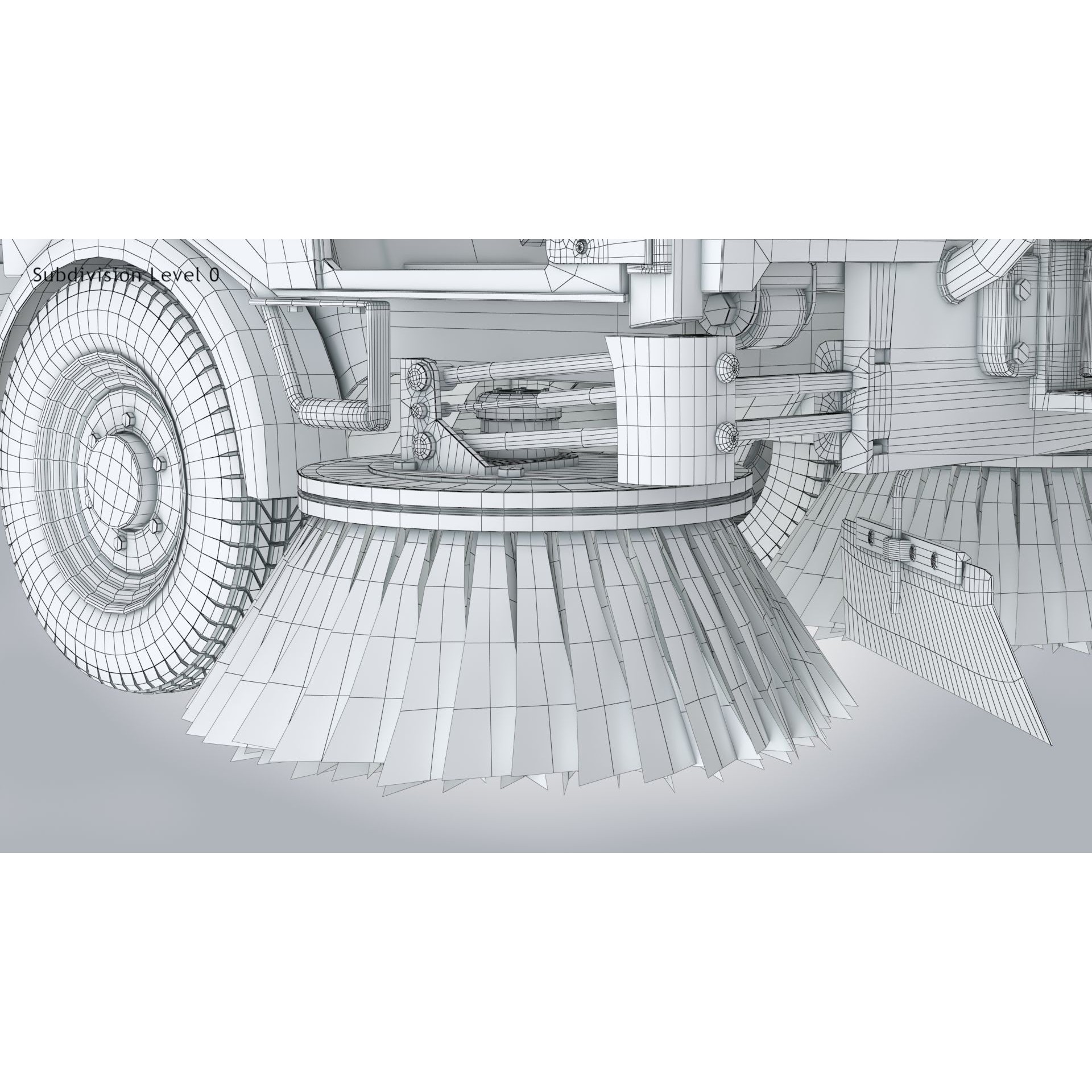 CityCat Sweeper - Low-Poly Game-Ready 3D Model - View 39