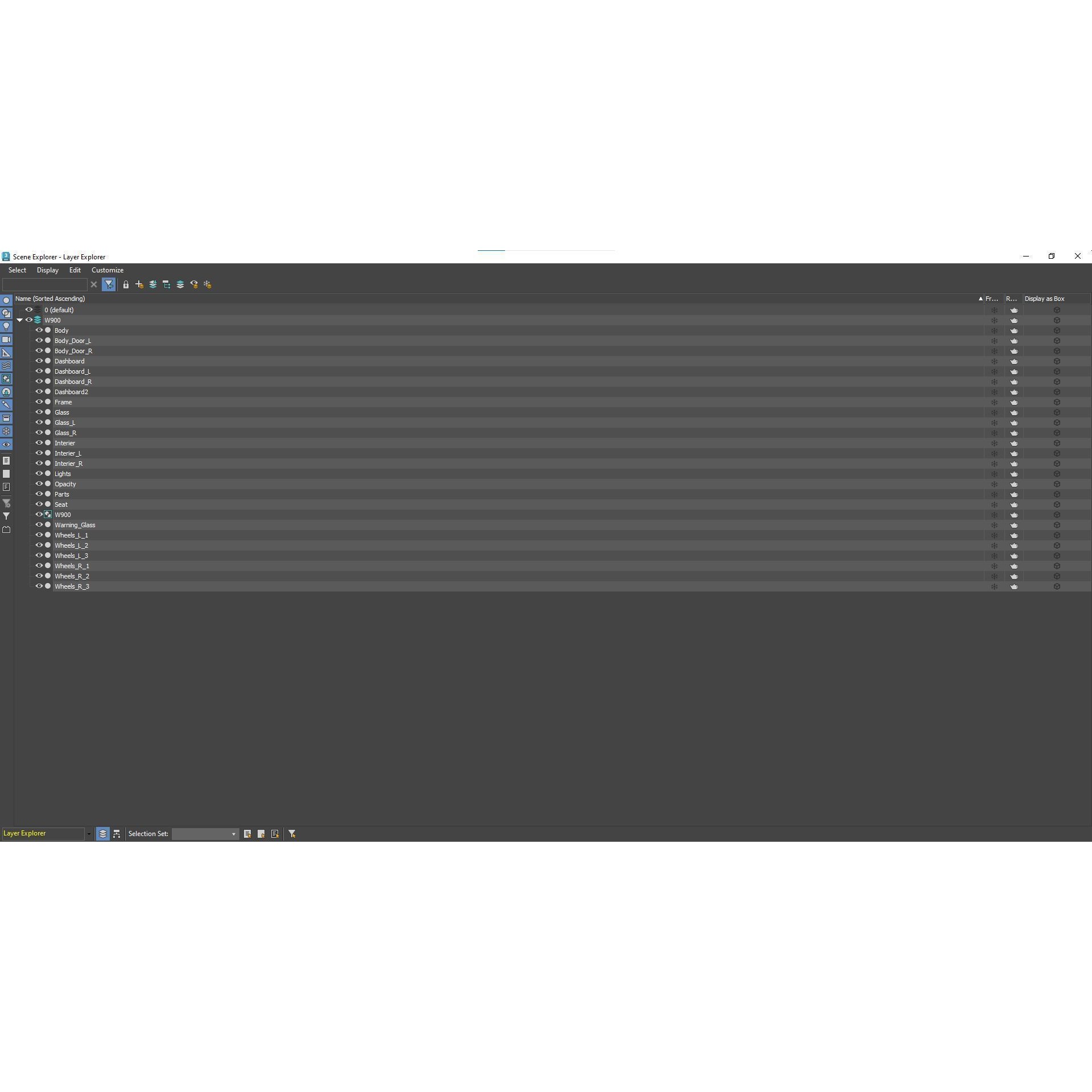 Kenworth W900 Daycab - Low-Poly Game-Ready 3D Model