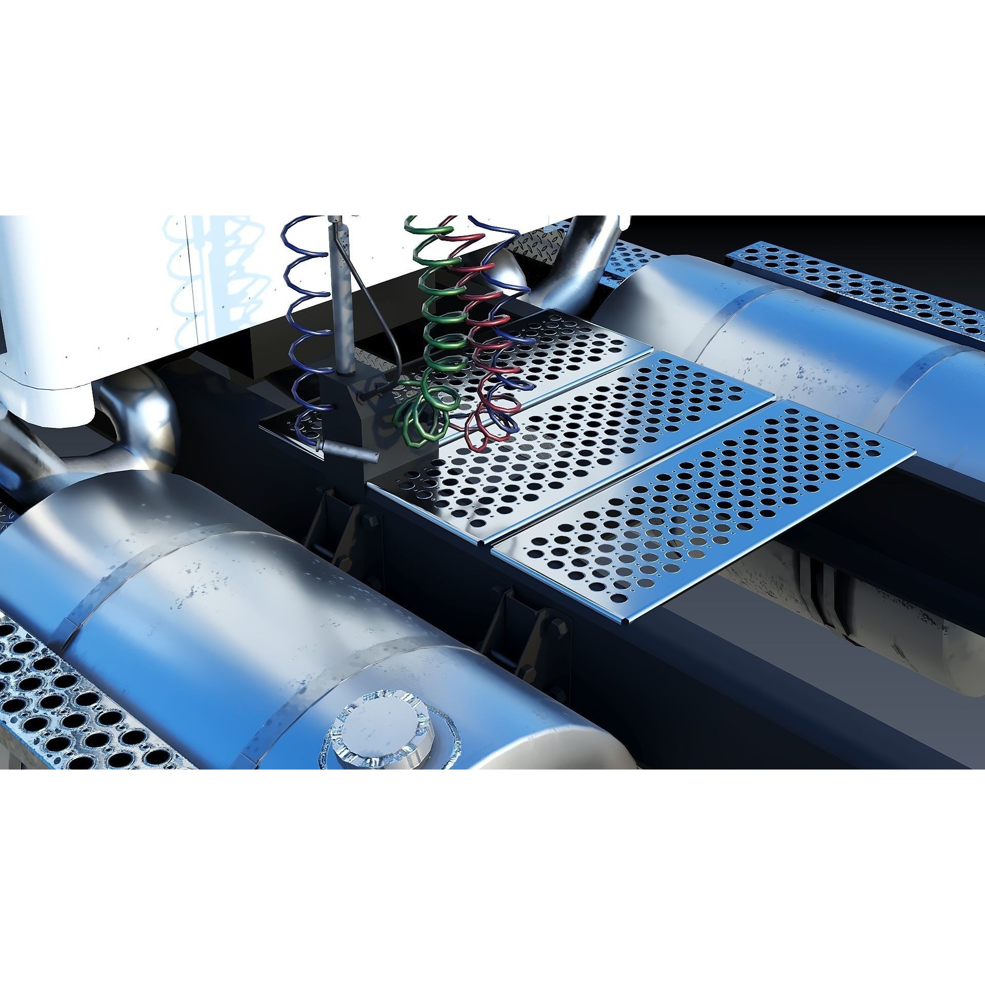 Kenworth W900 Daycab - Low-Poly Game-Ready 3D Model - View 27