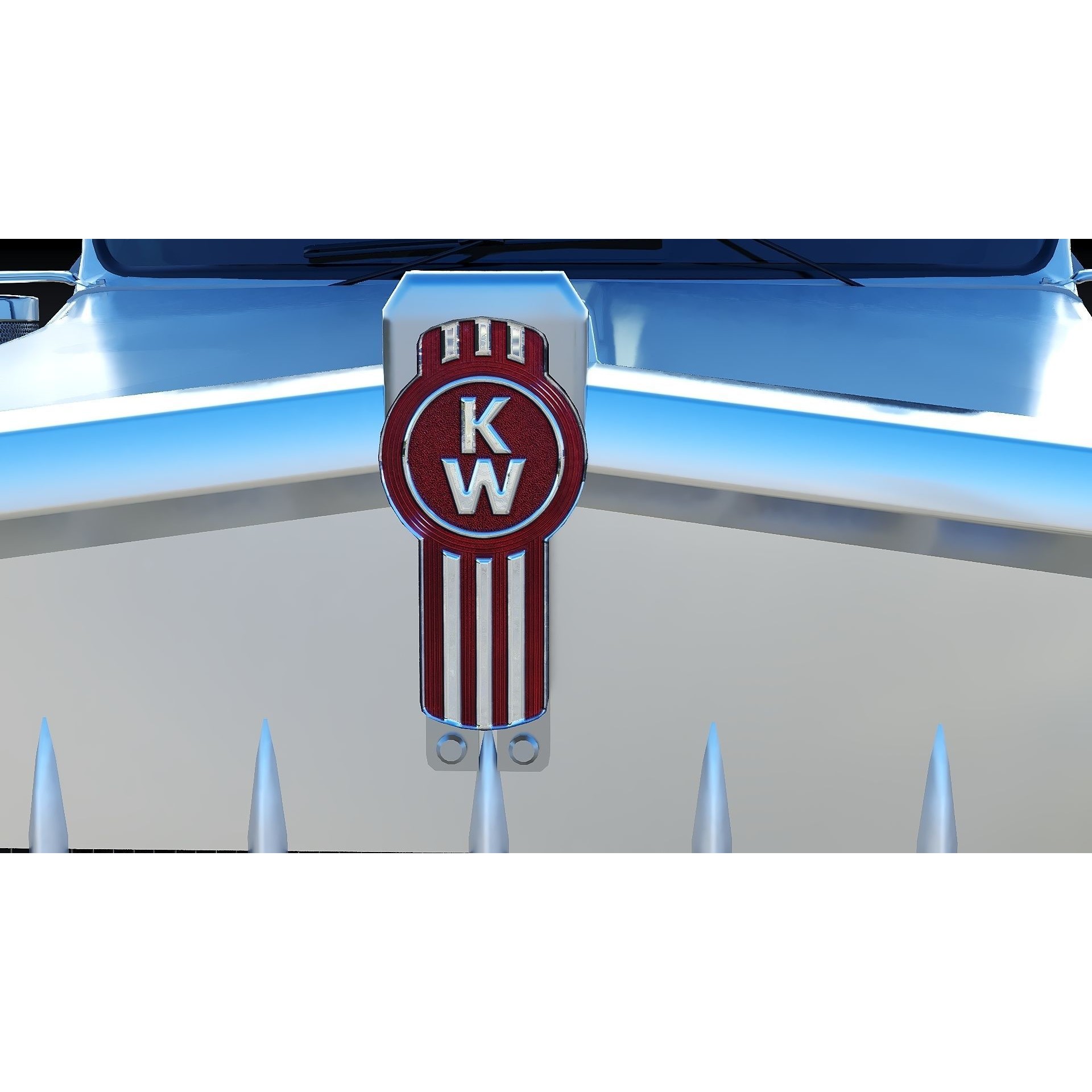 Kenworth W900 Daycab - Low-Poly Game-Ready 3D Model - View 28