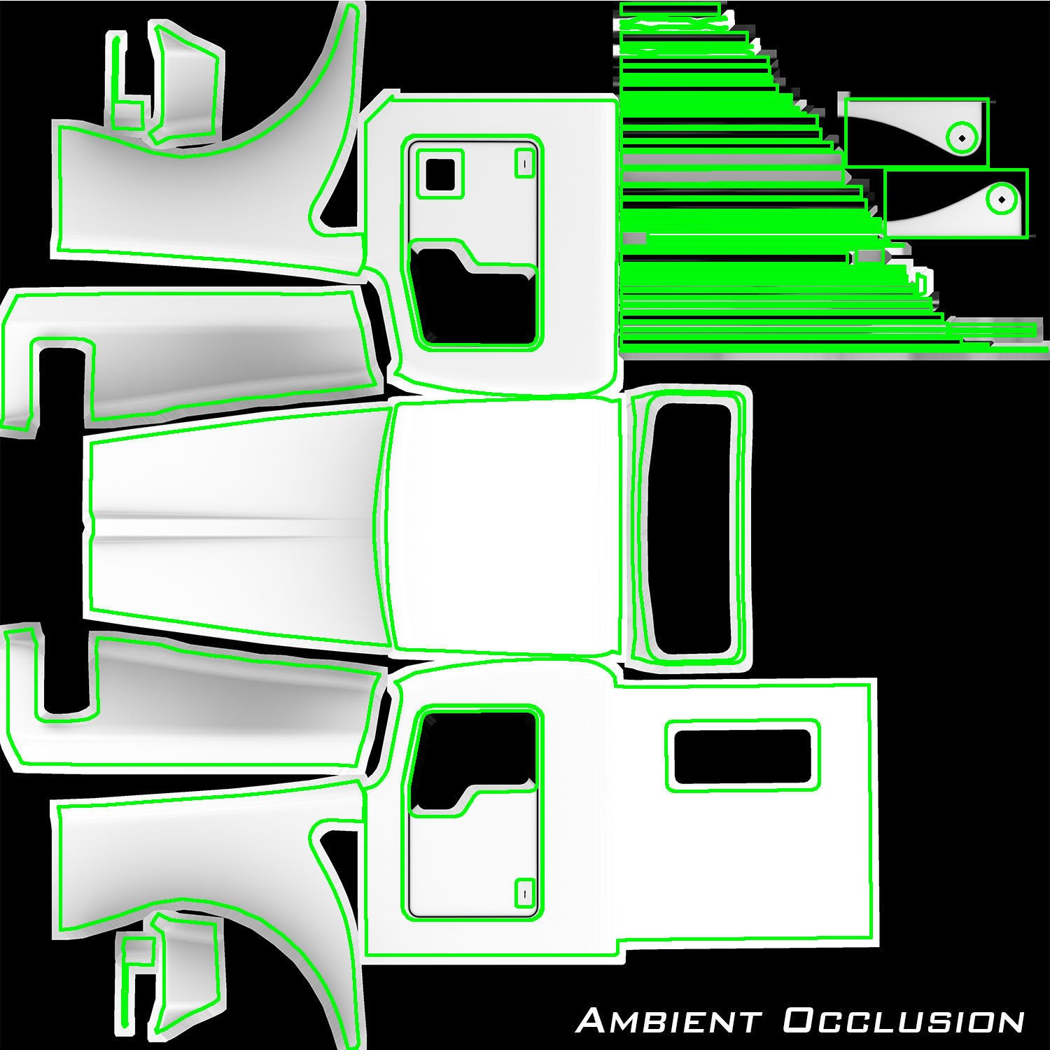 Kenworth W900 Daycab - Low-Poly Game-Ready 3D Model - View 49