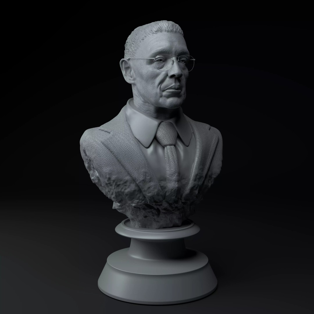 Gustavo Fring 3D Model – Premium Bust for 3D Printing, STL