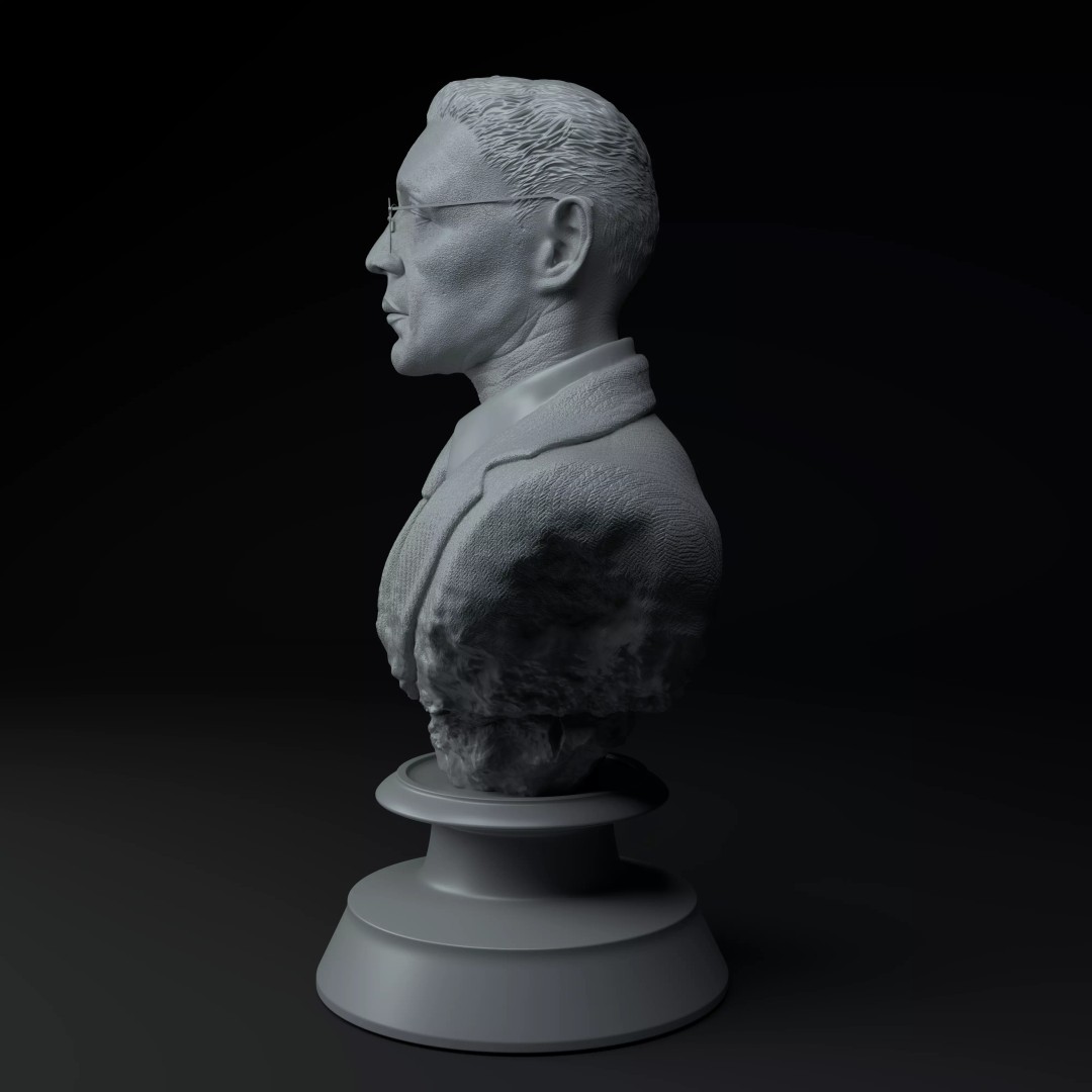 Gustavo Fring 3D Model – Premium Bust for 3D Printing, STL - View 4