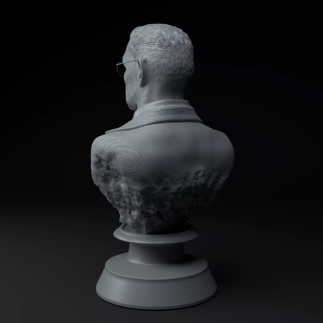 Gustavo Fring 3D Model – Premium Bust for 3D Printing, STL - View 5