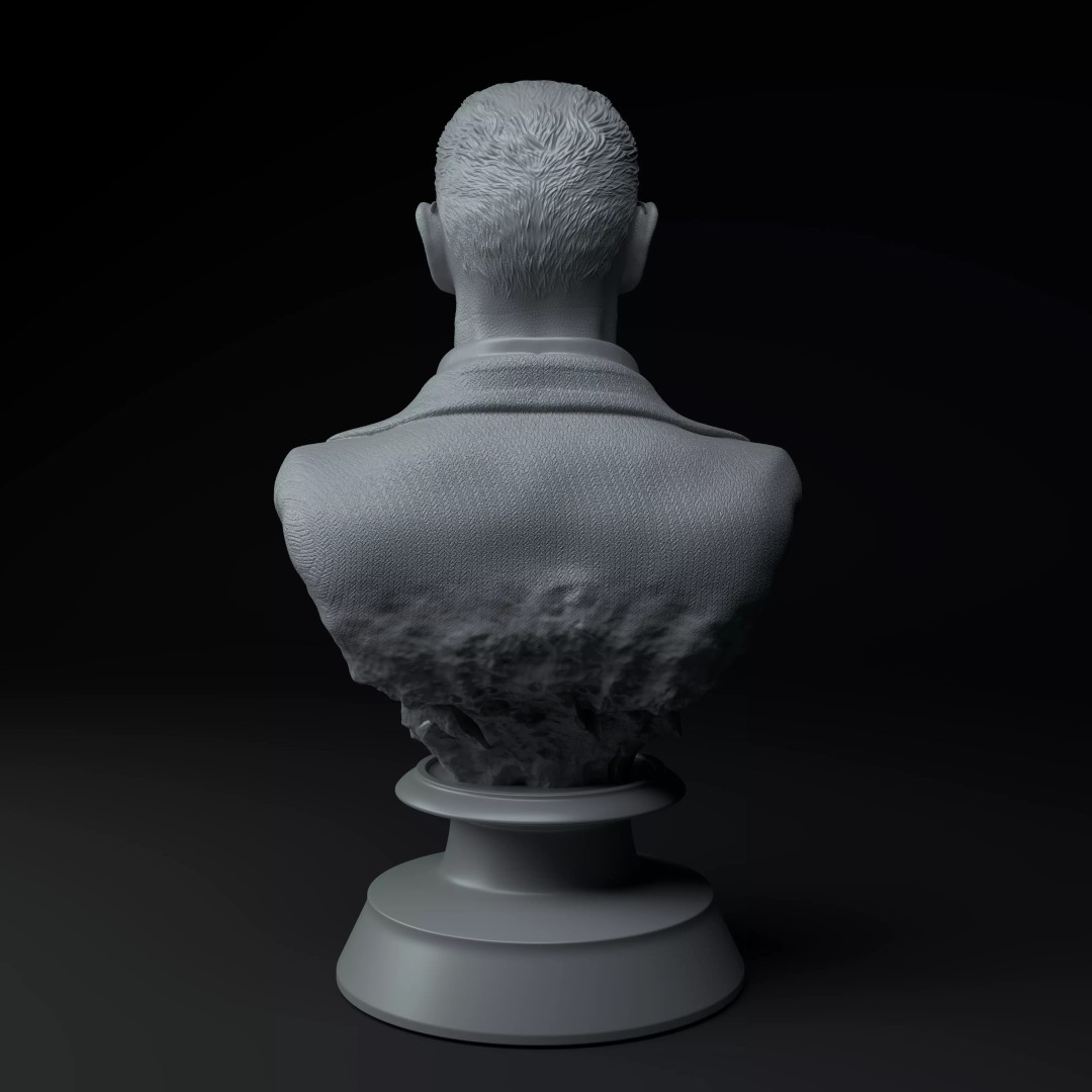 Gustavo Fring 3D Model – Premium Bust for 3D Printing, STL - View 6