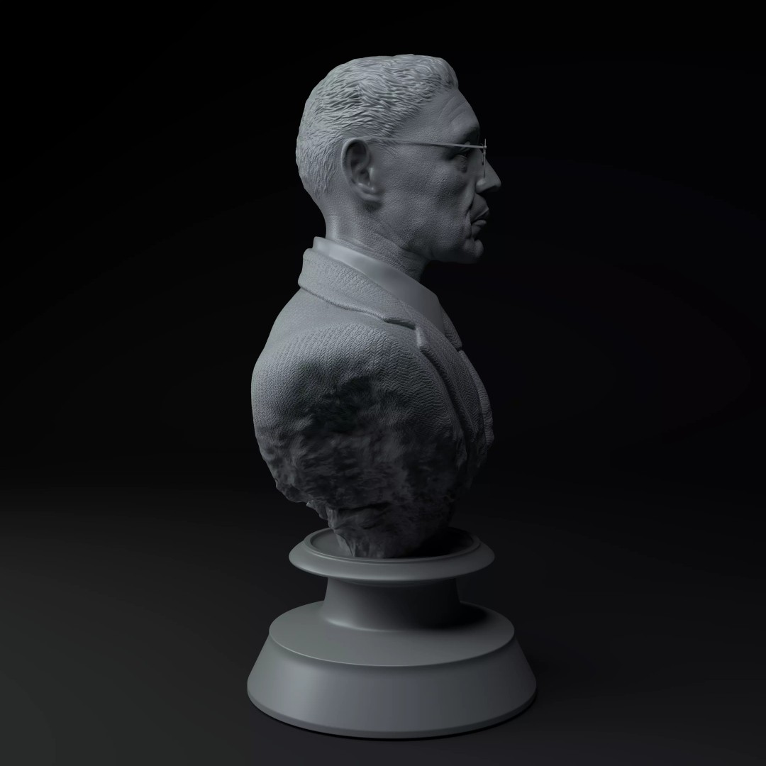 Gustavo Fring 3D Model – Premium Bust for 3D Printing, STL - View 7