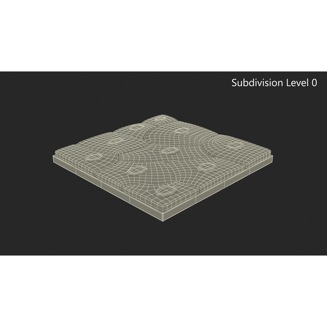 Squamous Epithelium 3D Model – High-Quality Anatomical Tissue, FBX, PBR - View 11
