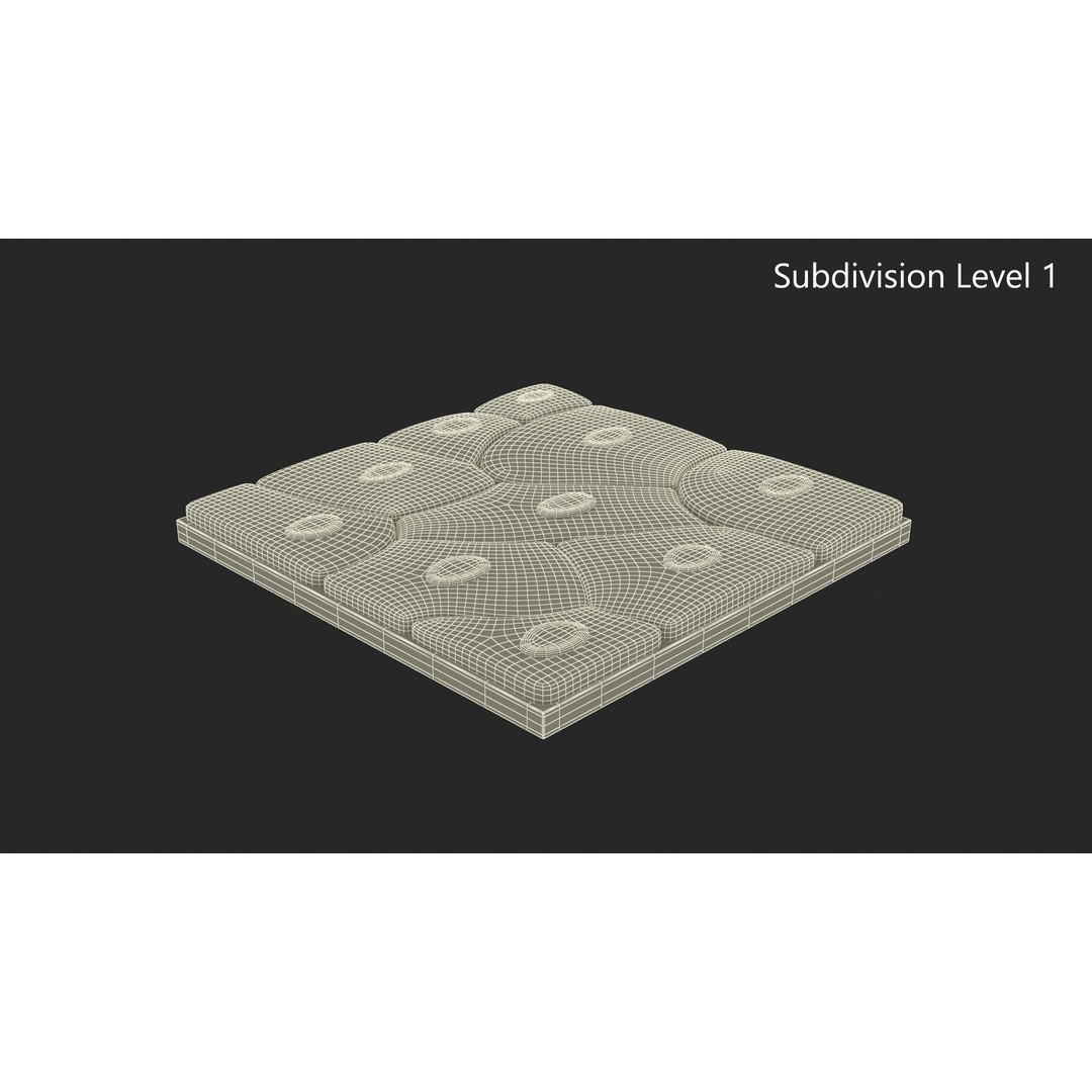 Squamous Epithelium 3D Model – High-Quality Anatomical Tissue, FBX, PBR - View 12
