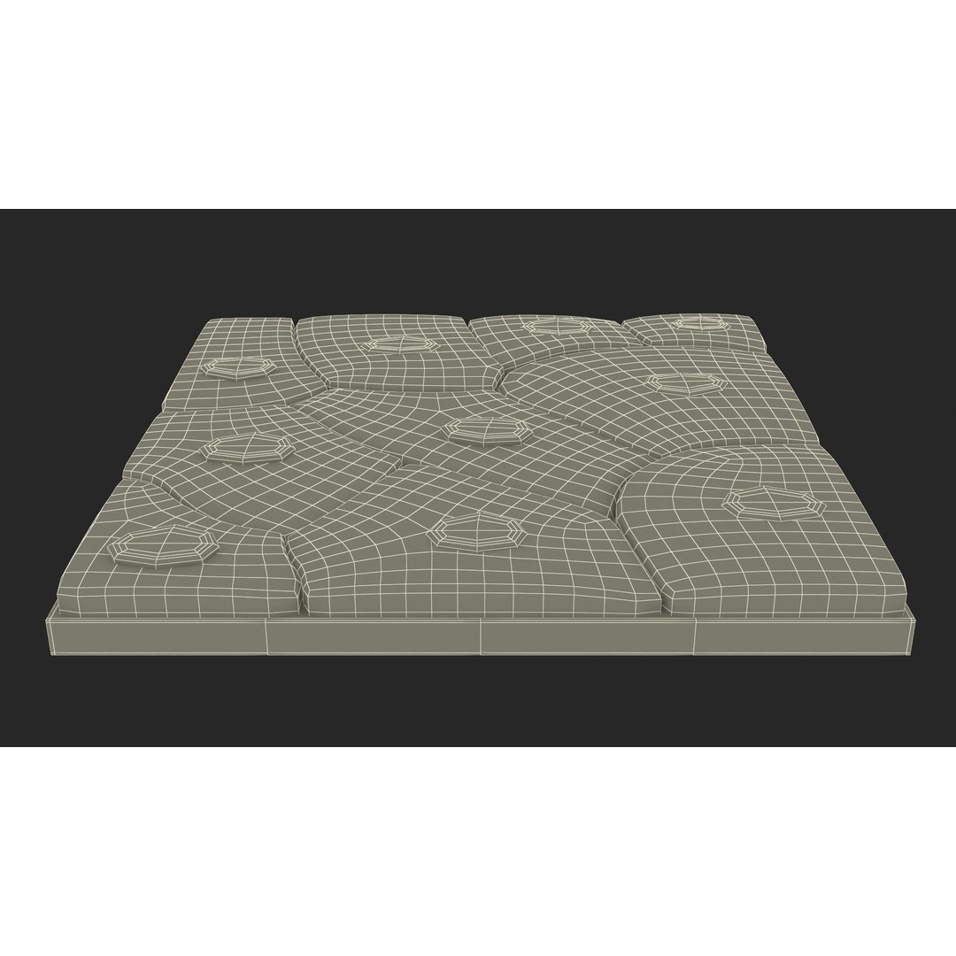 Squamous Epithelium 3D Model – High-Quality Anatomical Tissue, FBX, PBR - View 21