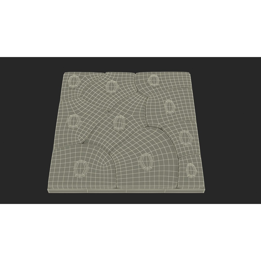 Squamous Epithelium 3D Model – High-Quality Anatomical Tissue, FBX, PBR - View 22