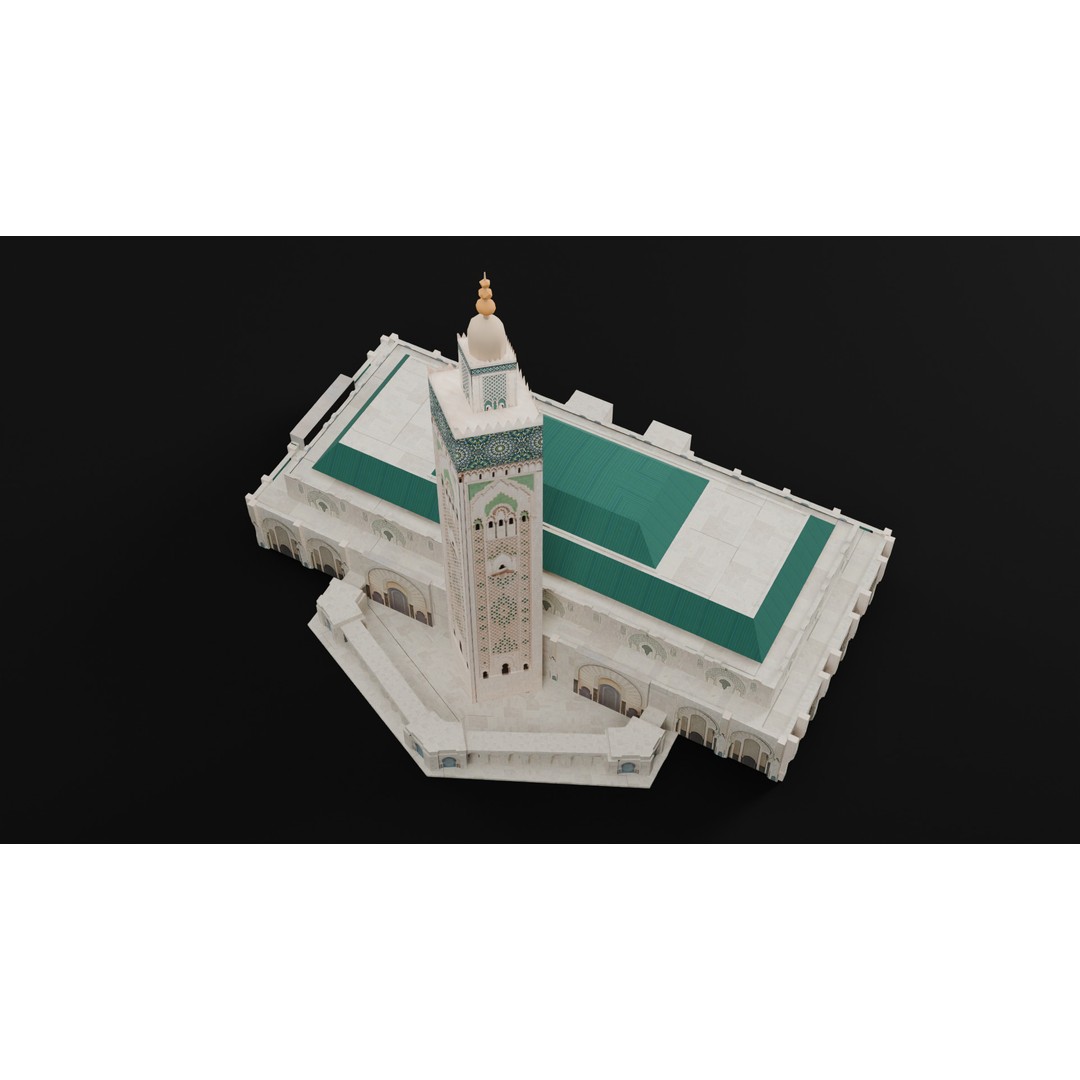 Landmark Architecture Pack 3D Model – Low Poly Game Assets, FBX/OBJ - View 11