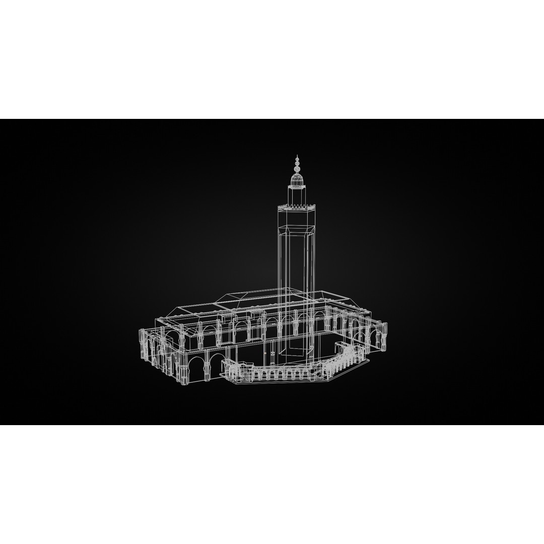 Landmark Architecture Pack 3D Model – Low Poly Game Assets, FBX/OBJ - View 13
