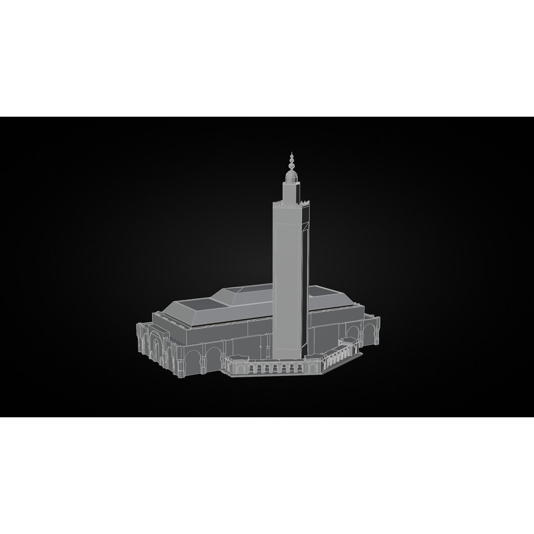 Landmark Architecture Pack 3D Model – Low Poly Game Assets, FBX/OBJ - View 14