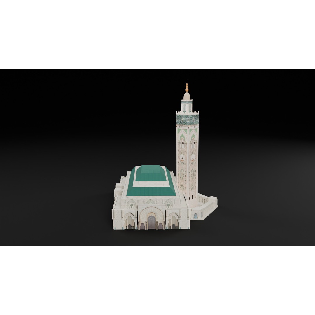 Landmark Architecture Pack 3D Model – Low Poly Game Assets, FBX/OBJ - View 15